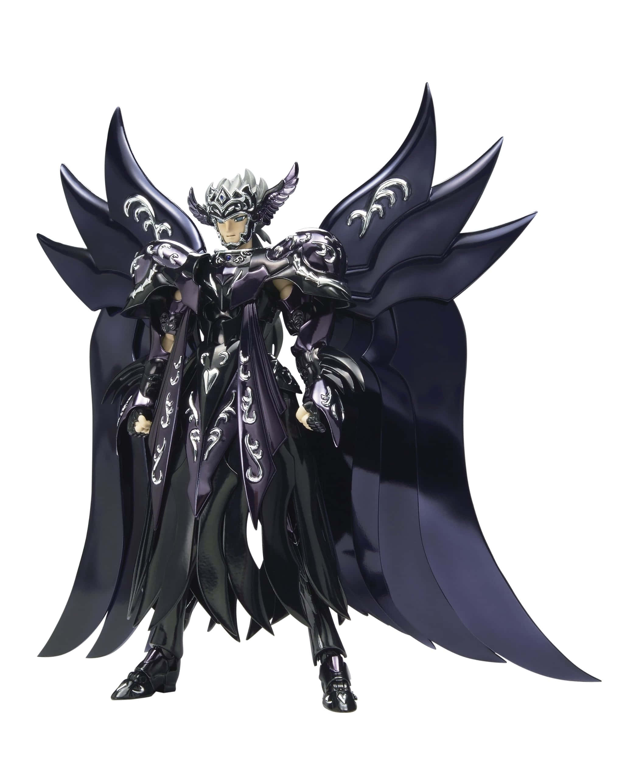 Saint Seiya, Thanatos, black wings, 2K Phone Wallpaper