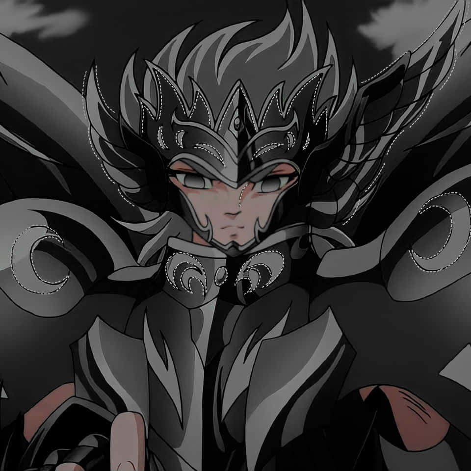 Thanatos, Saint Seiya, black armor, SD Desktop Wallpaper