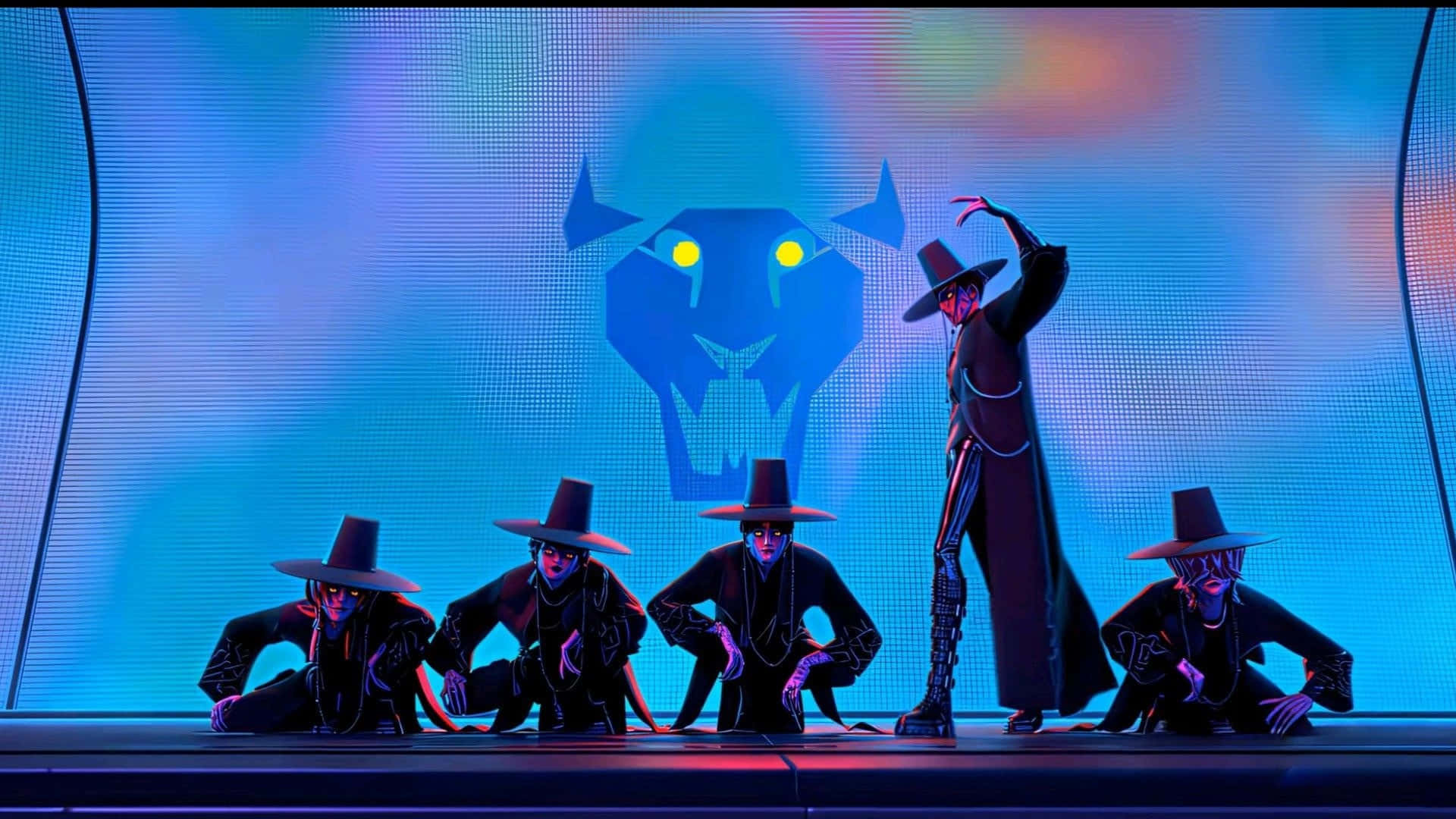 Saja Boys, black suits, wide-brimmed hats, Full HD Desktop Wallpaper