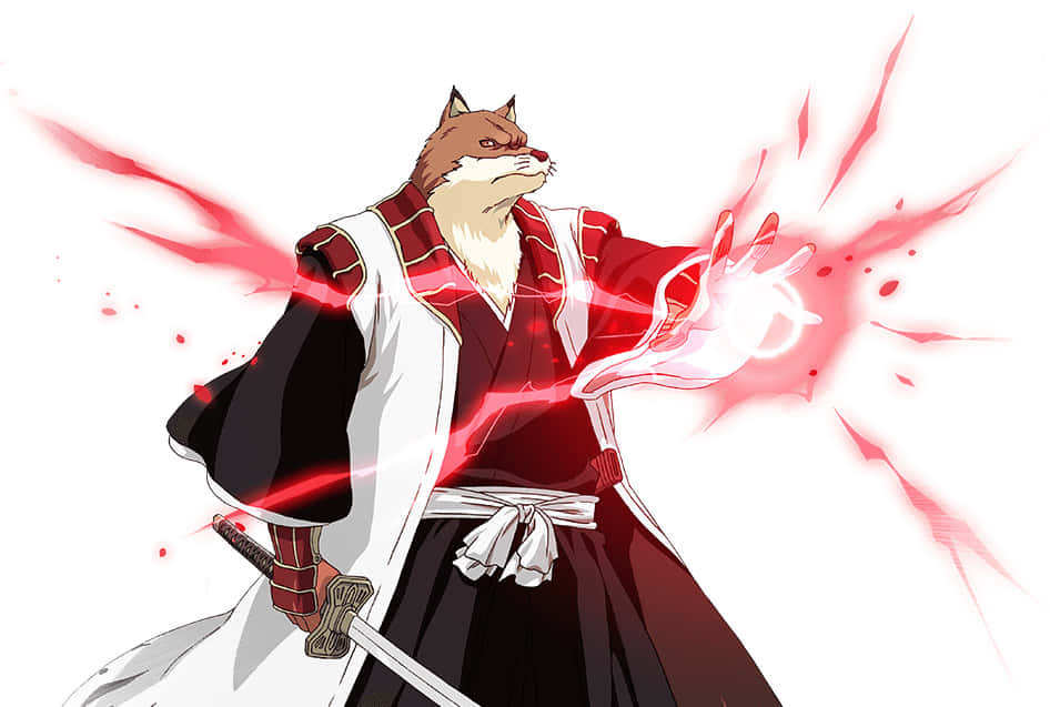 Sajin Komamura, 7th Division of the Gotei 13, fox-headed anime warrior, SD Desktop Wallpaper