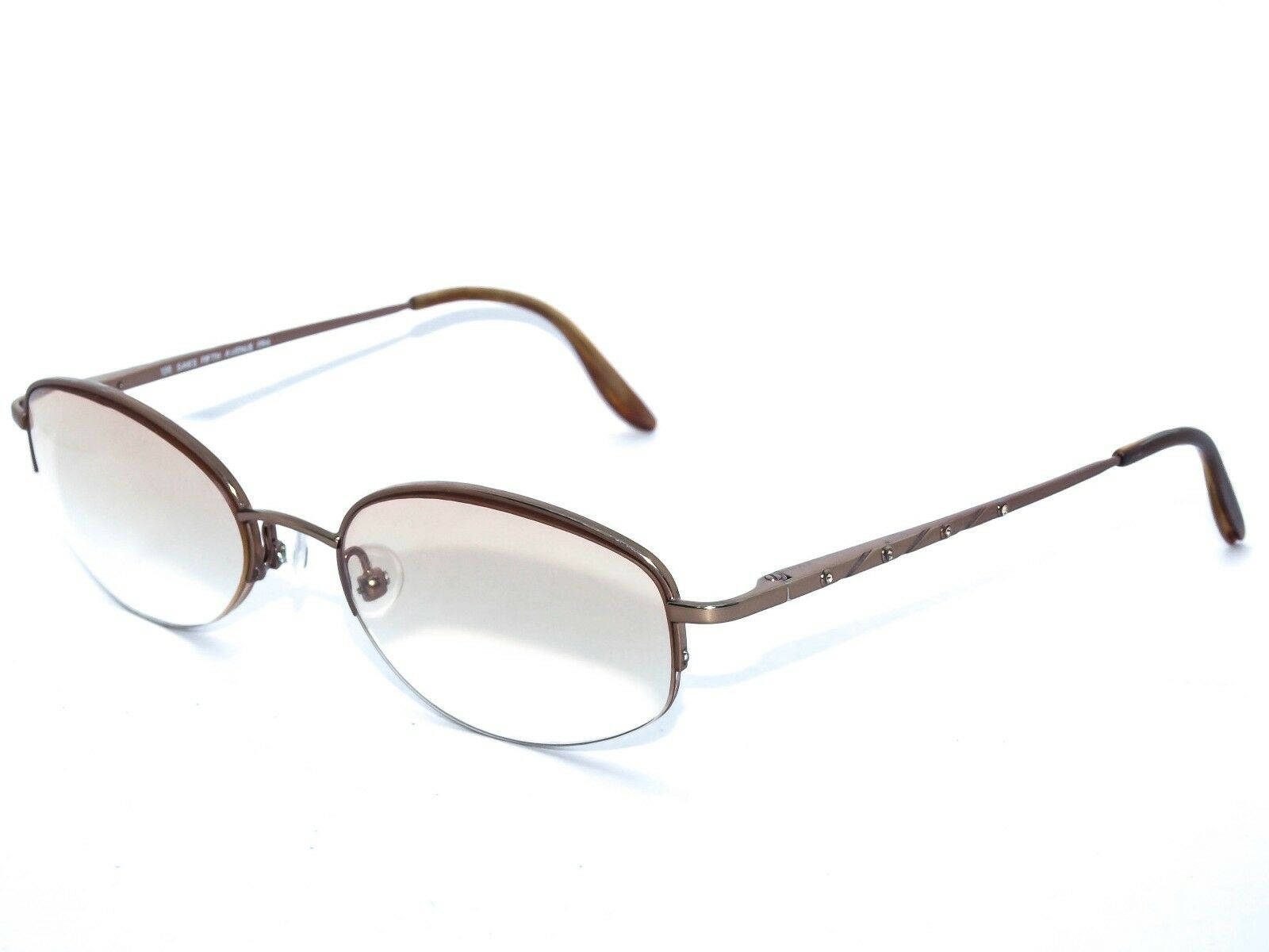 Saks Fifth Avenue, copper half rim metal frame, brown metal frame, HD Desktop Wallpaper