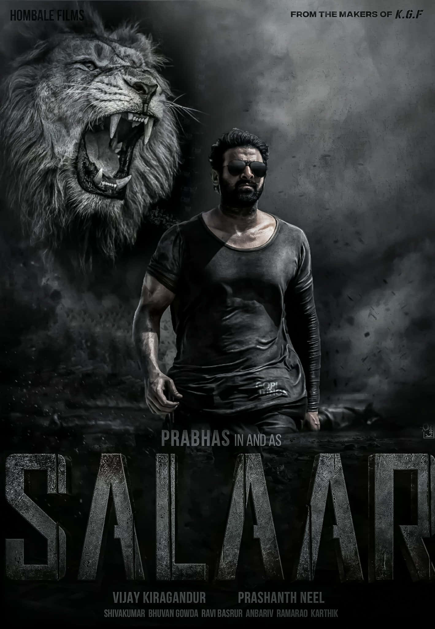 Salaar, movie poster, man in sunglasses, Full HD Phone Wallpaper