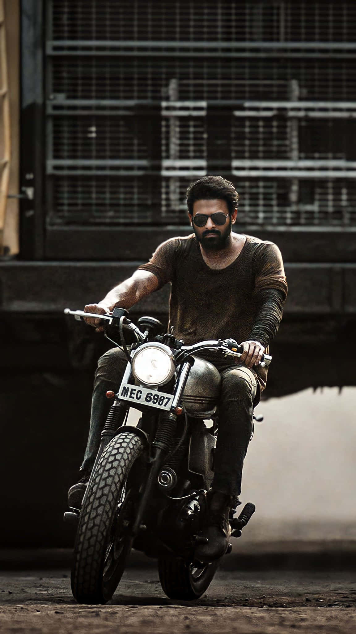 Salaar, motorcycle, urban alley, Full HD Phone Wallpaper