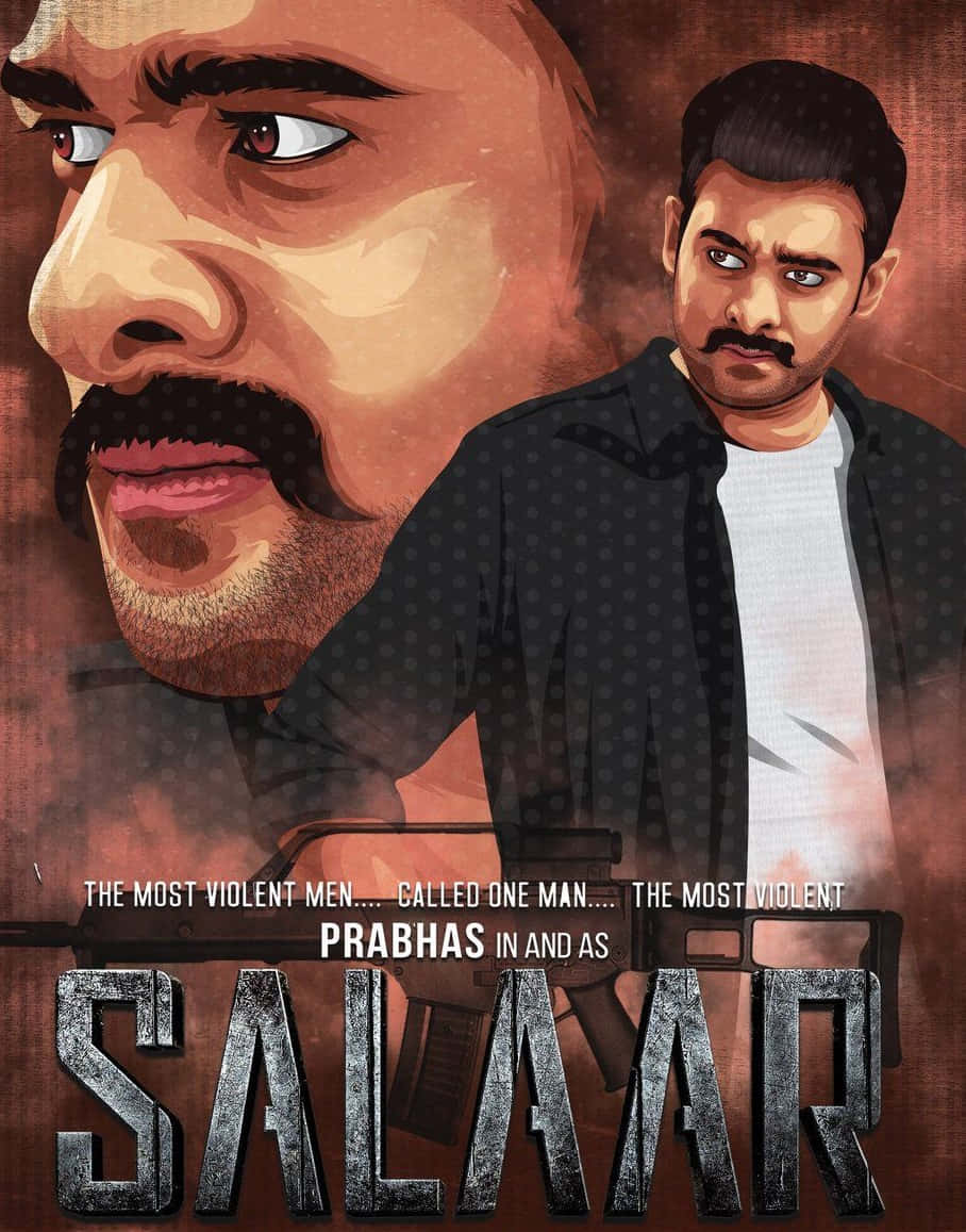 Salaar, movie poster, man with a mustache, SD Phone Wallpaper