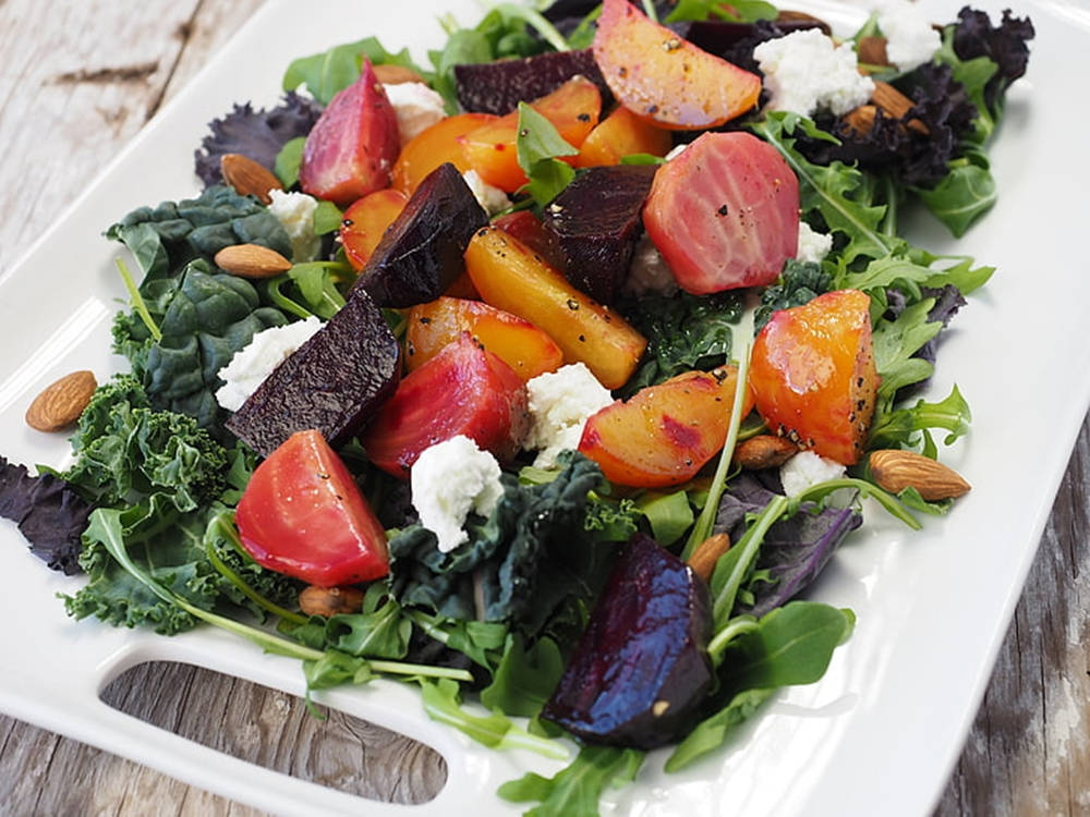 arugula, beets, kale, SD Desktop Wallpaper