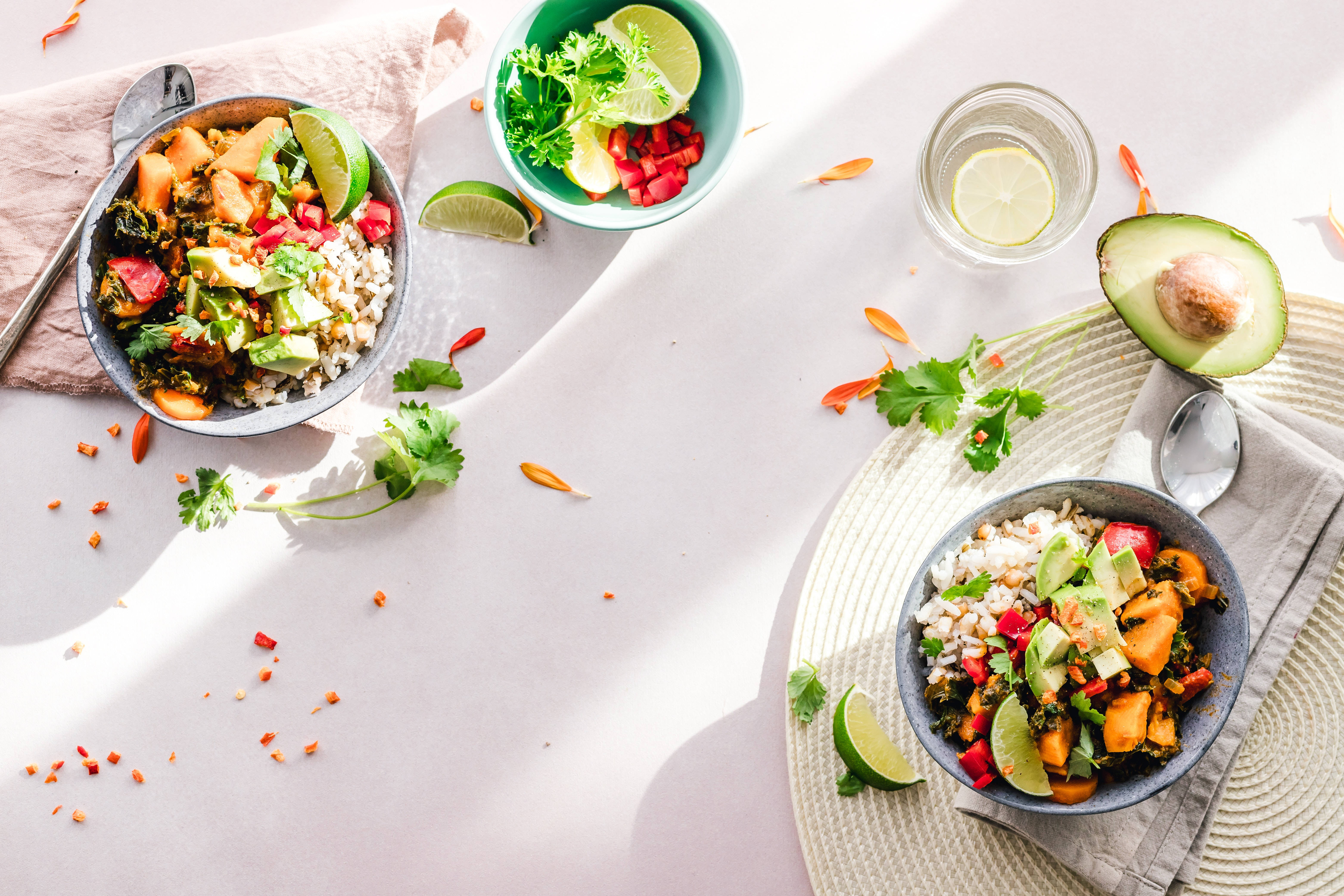 avocado, lime, herbs, 5K Desktop Wallpaper