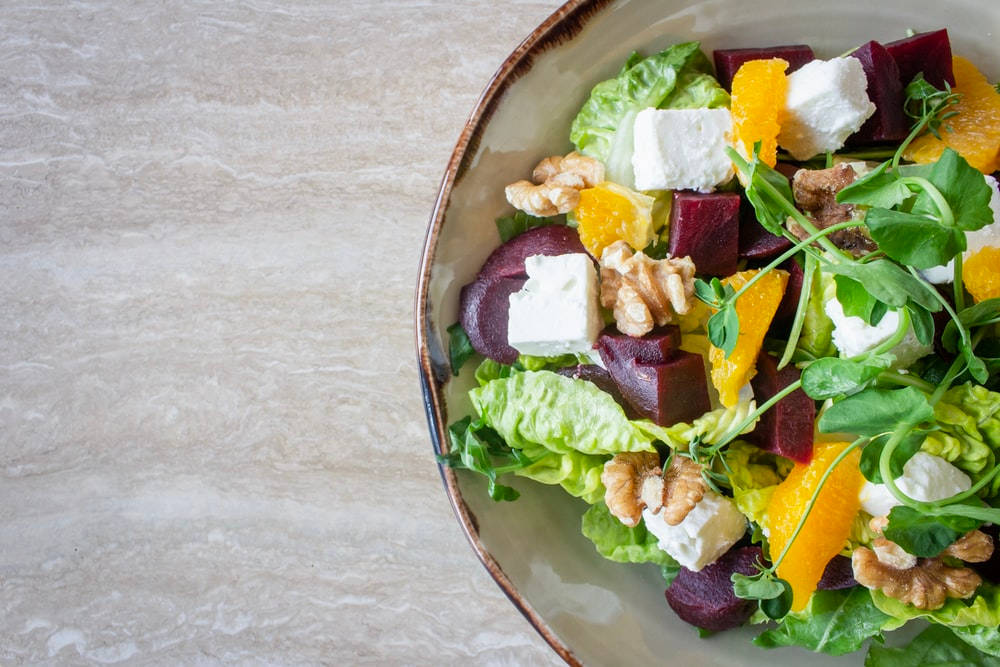 Greek Cheese Salad, beets, oranges, SD Desktop Wallpaper