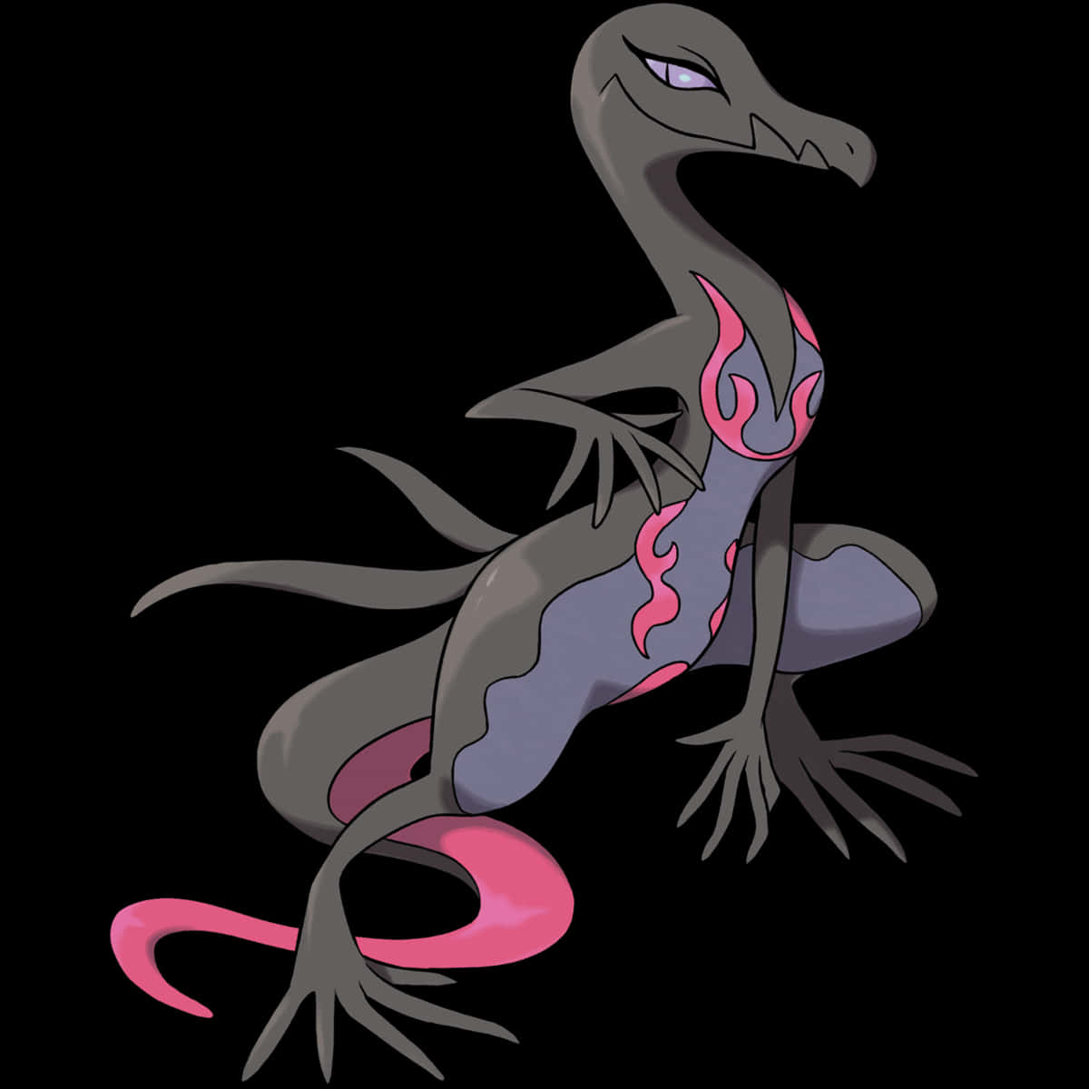 Salazzle, white, grey, SD Desktop Wallpaper