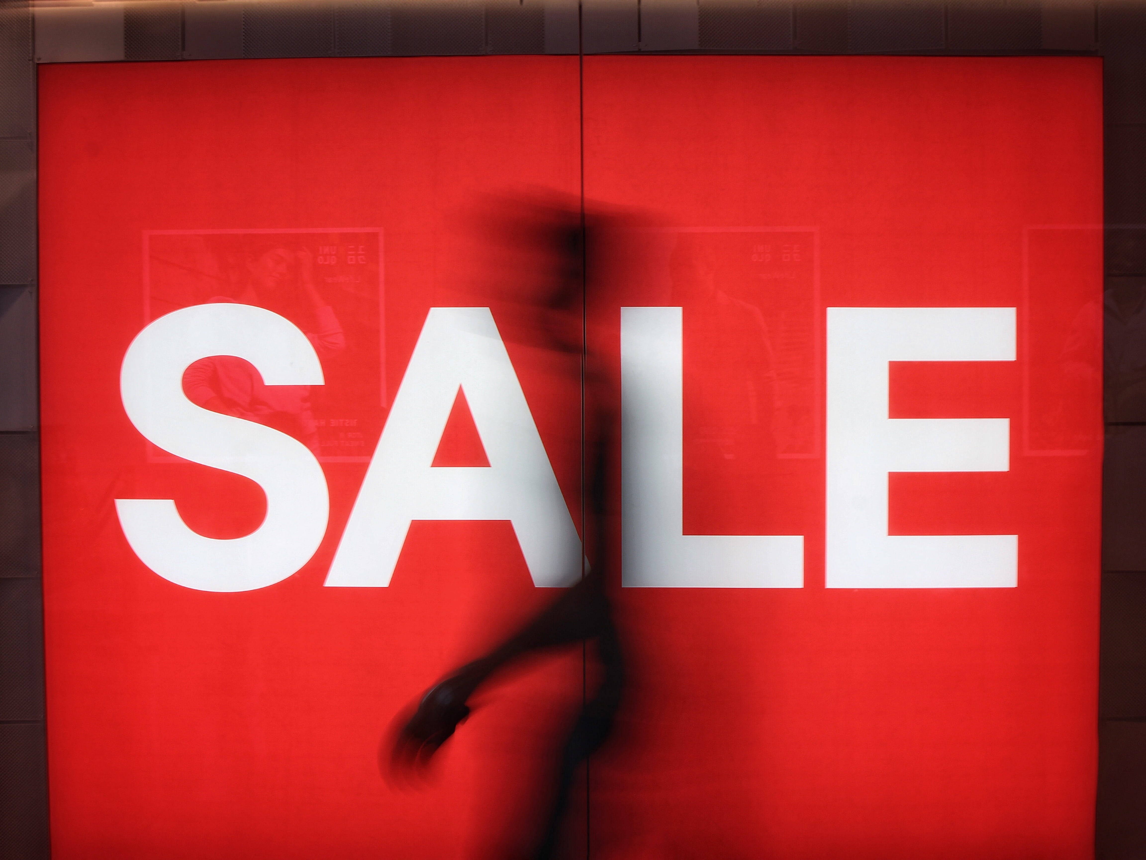 red tag sale, bright red sale sign, bold white letters, 4K Desktop Wallpaper