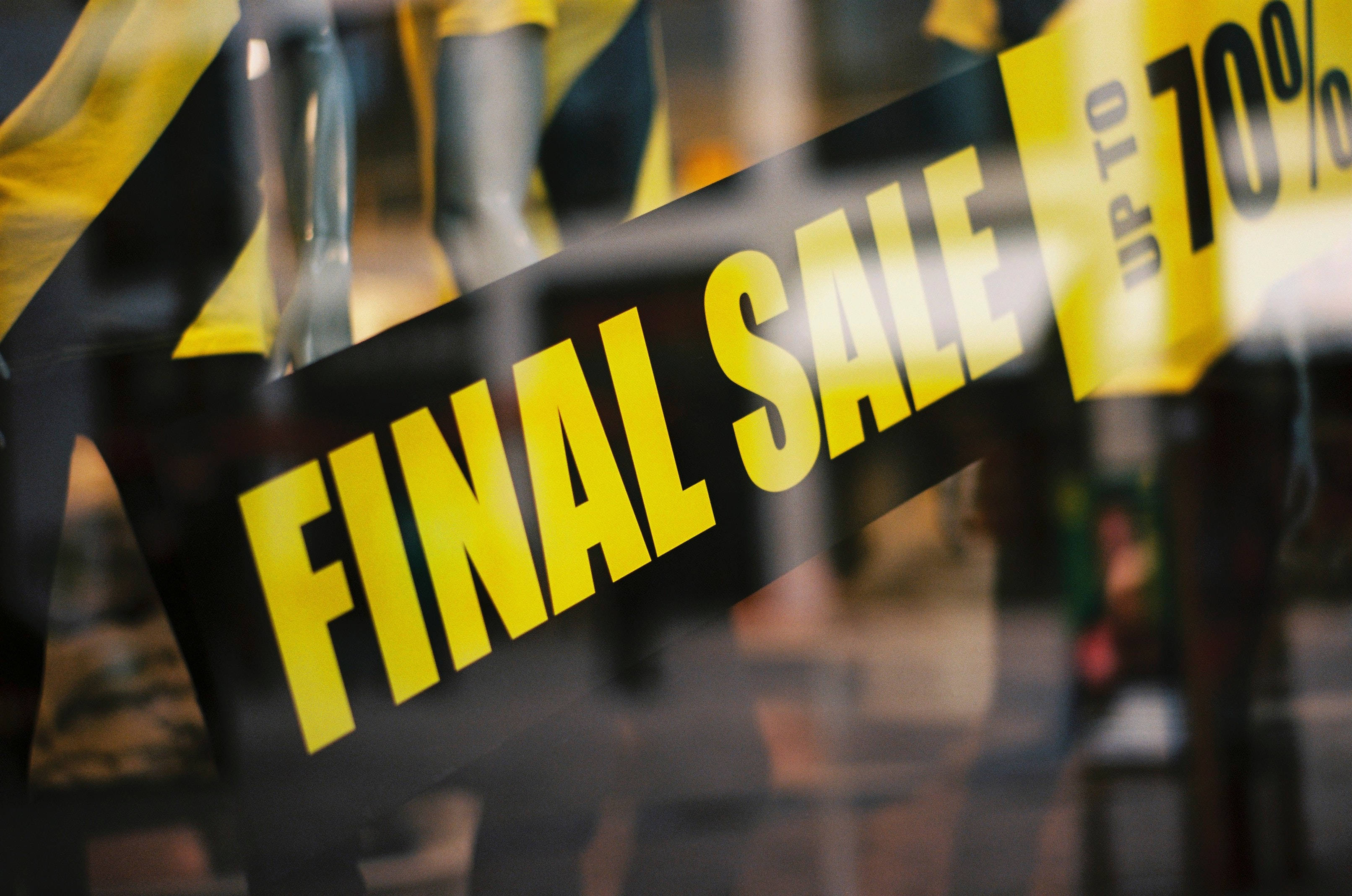 FINAL SALE, yellow, black, 2K Desktop Wallpaper