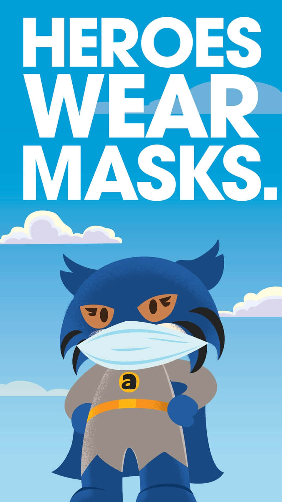Salesforce, blue cartoon superhero, mask, HD Phone Wallpaper