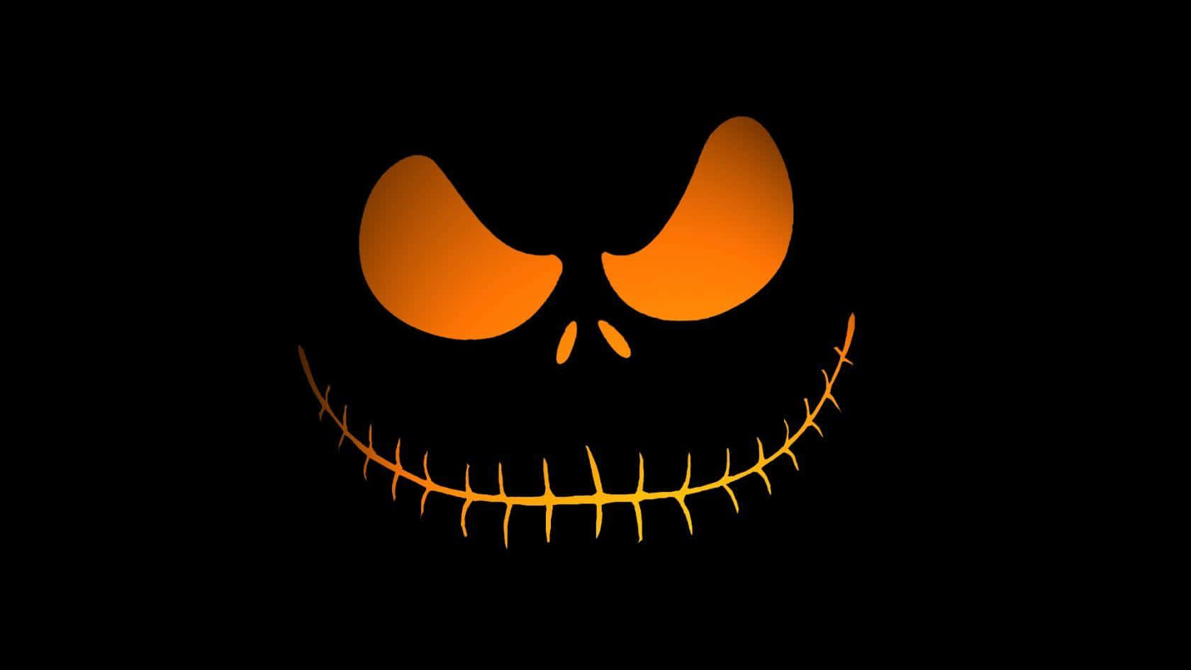 Sally Nightmare Before Christmas, glowing orange, stitched smiley face, HD Desktop Wallpaper