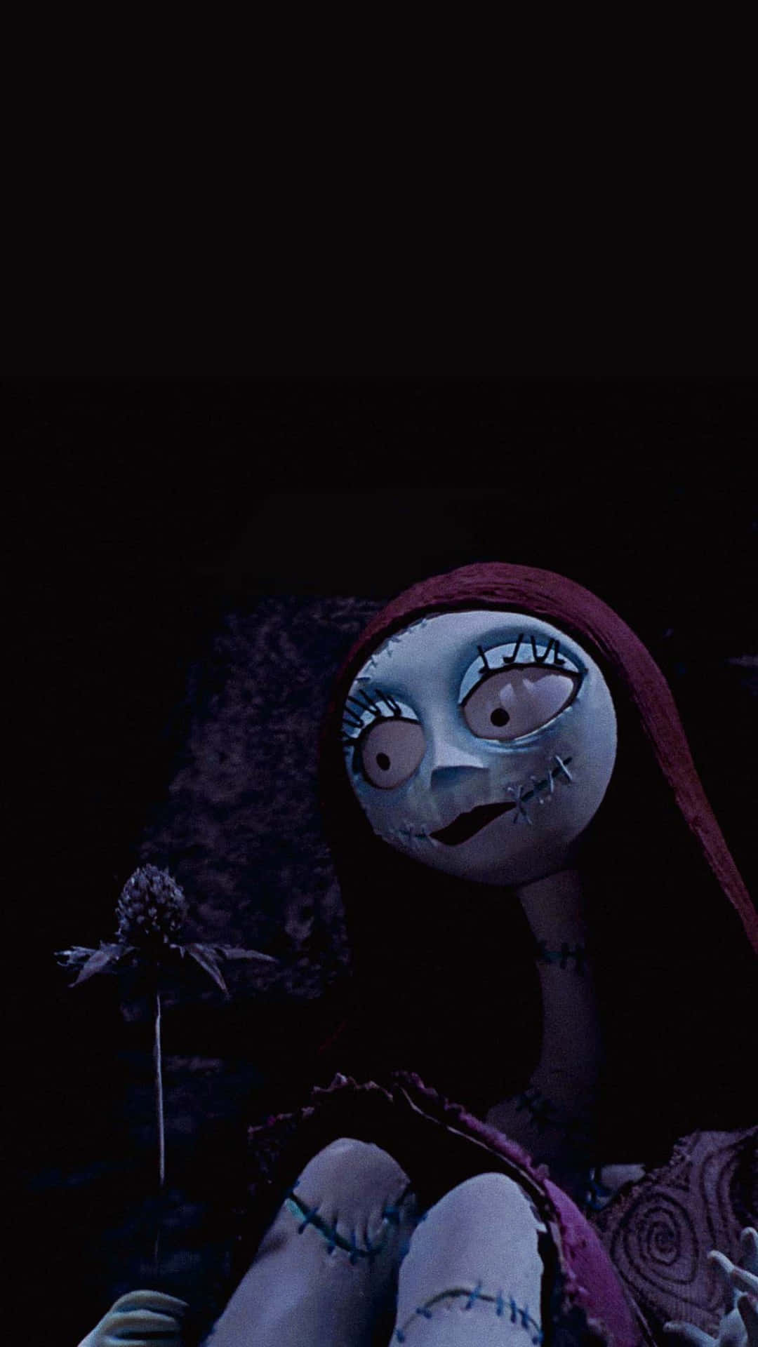 Sally, The Nightmare Before Christmas, flower, Full HD Phone Wallpaper