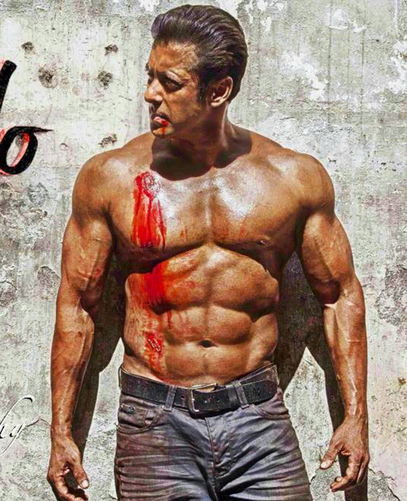 Salman Khan, shirtless, bloody, HD Phone Wallpaper
