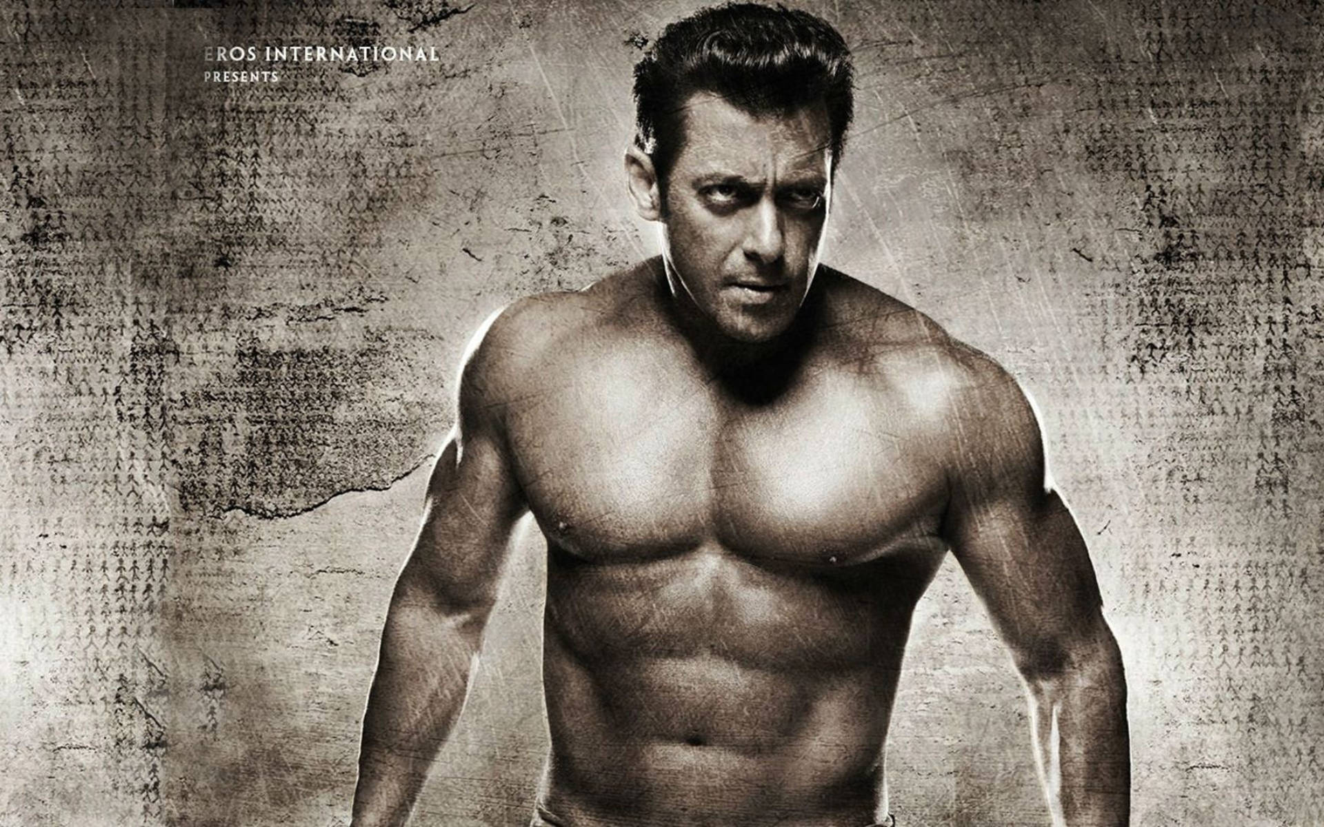 Salman Khan, gray wall, textured gritty wall, Full HD Desktop Wallpaper