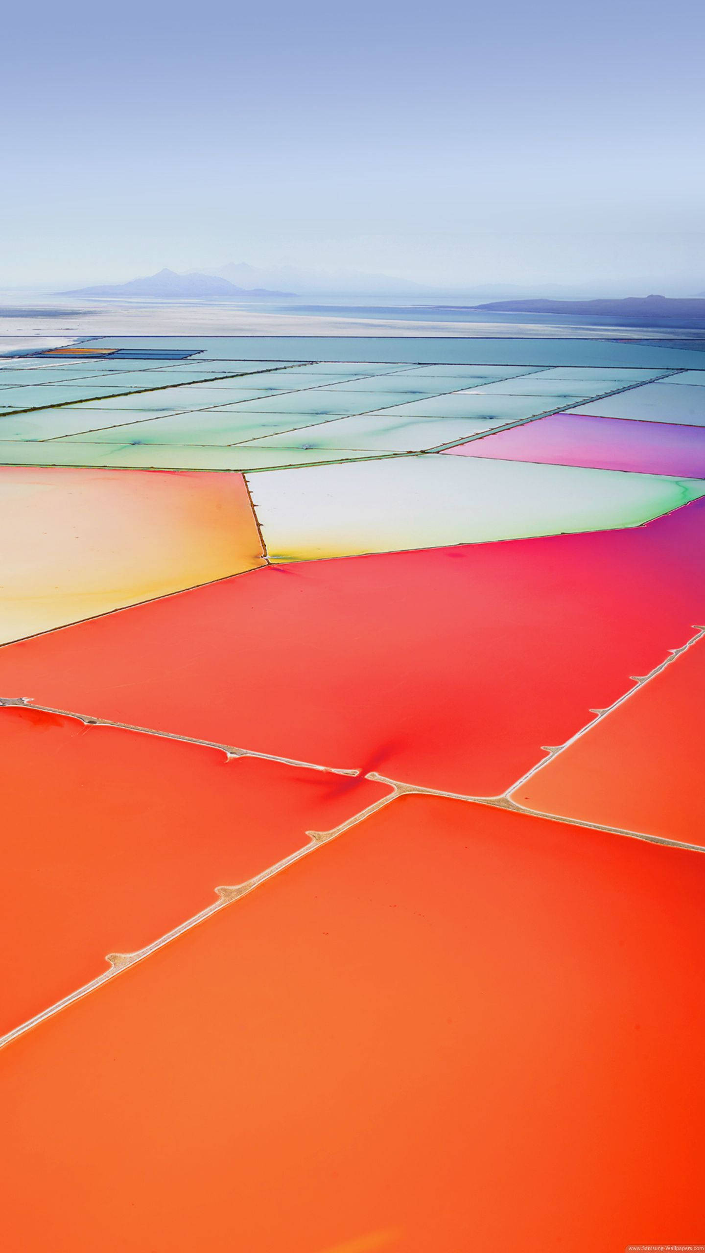 Salt Lake City, iPad, vibrant geometric salt flats, 2K Phone Wallpaper