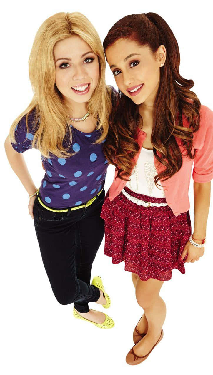 Sam And Cat, white, young women, SD Phone Wallpaper