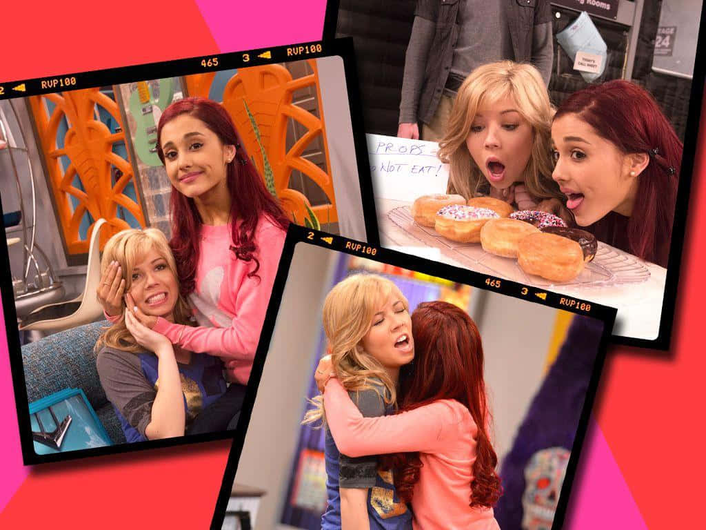 Sam And Cat, vibrant pink, orange tones, SD Desktop Wallpaper