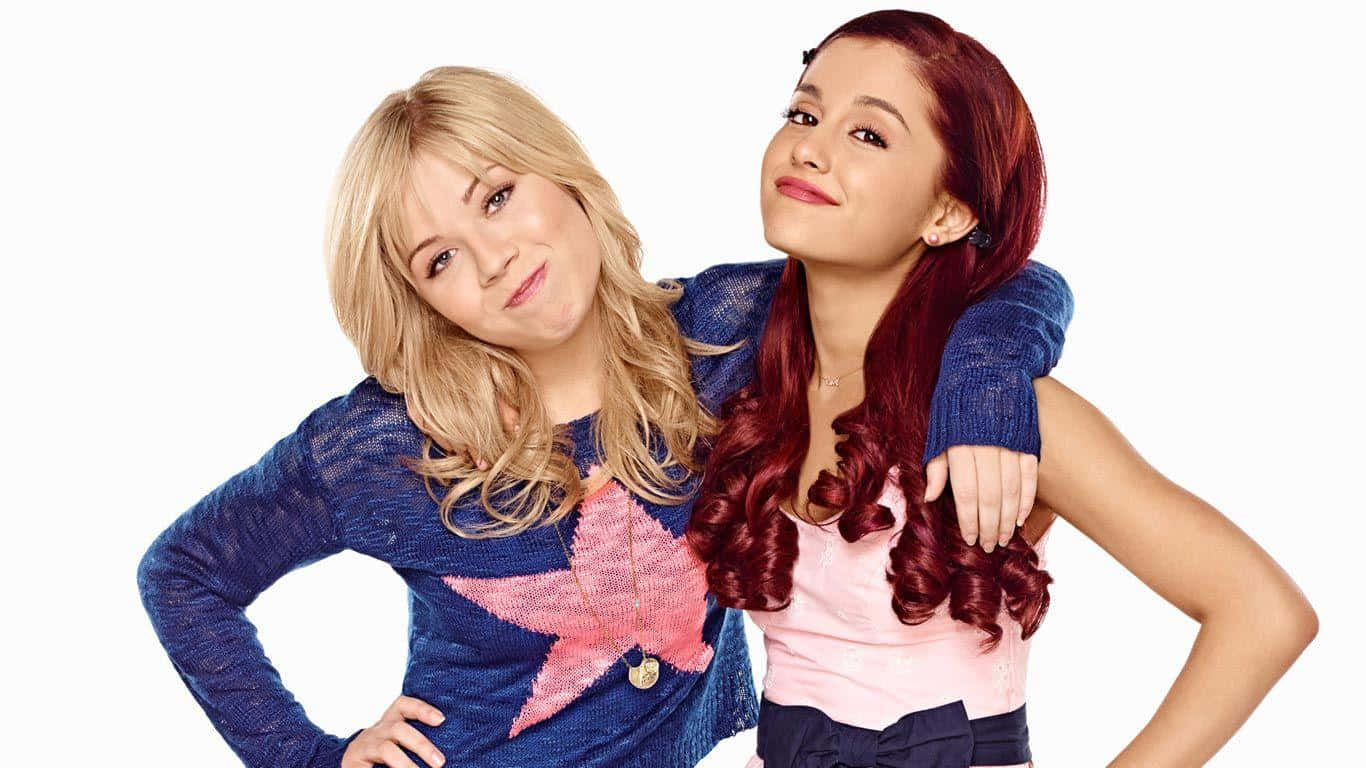Sam And Cat, blue star sweater, pink top, HD Desktop Wallpaper