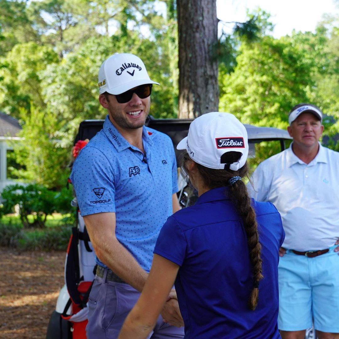 Sam Burns, golfers, branded gear, SD Desktop Wallpaper