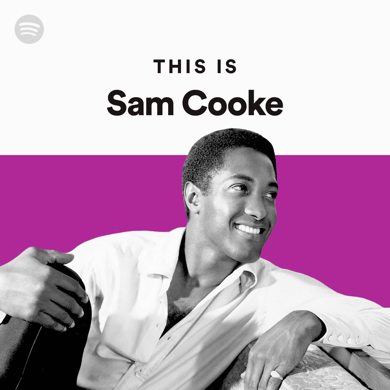Sam Cooke, black and white, vibrant purple background, HD Desktop Wallpaper