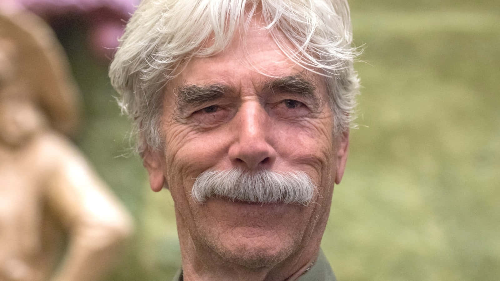 Sam Elliott, white hair, thick white mustache, HD Desktop Wallpaper