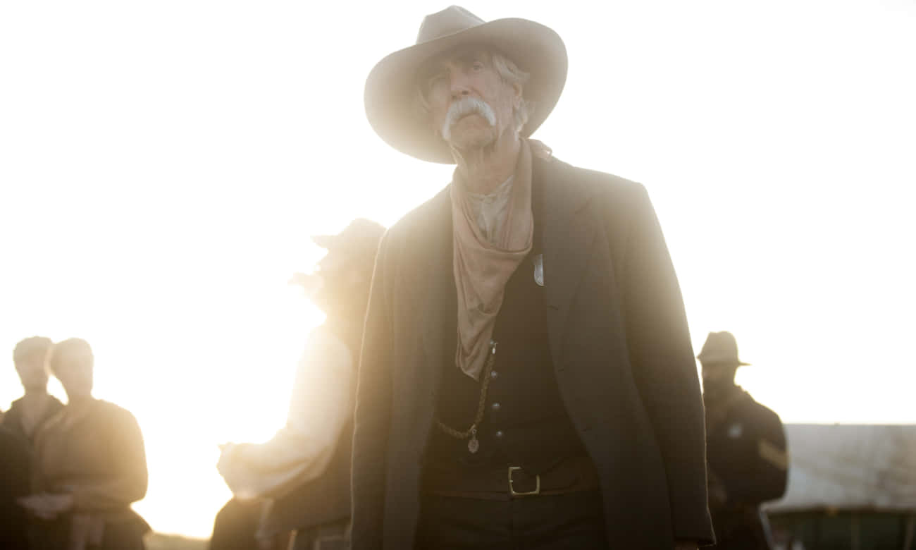Sam Elliott, cowboy, white mustache, HD Desktop Wallpaper
