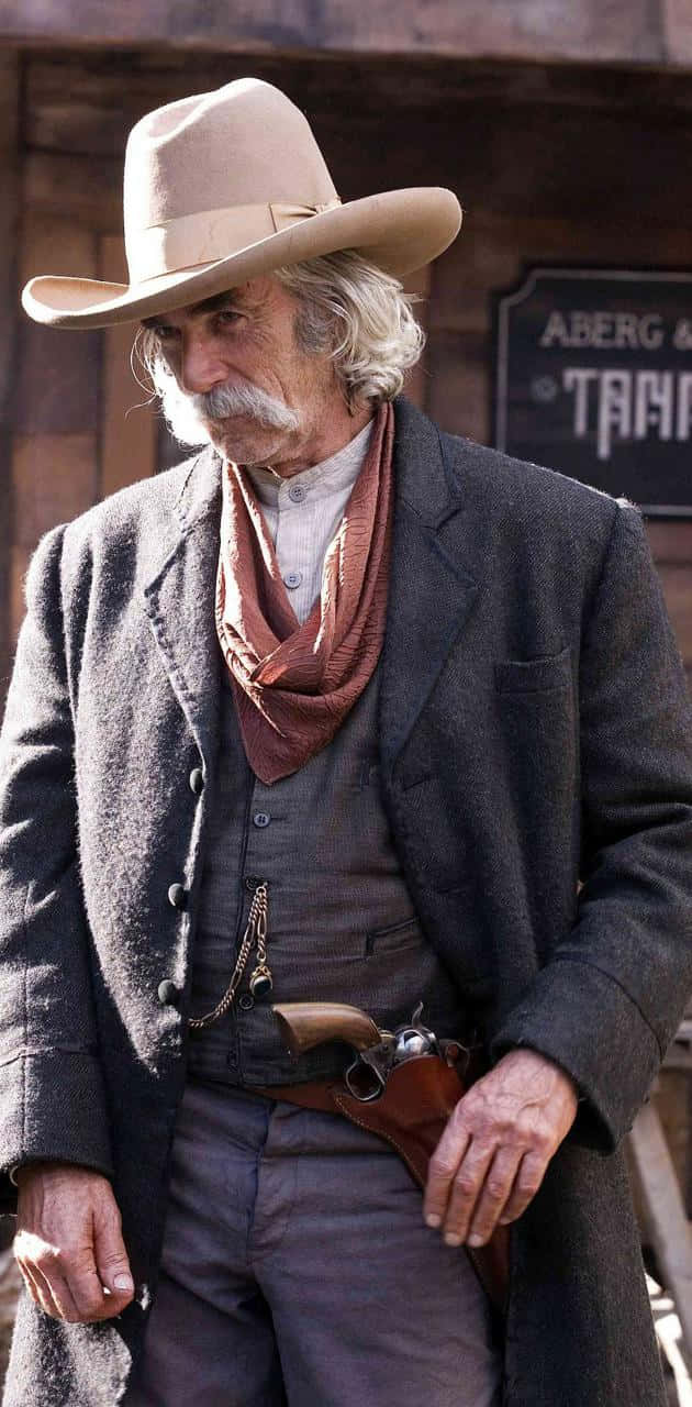 Sam Elliott, cowboy, white mustache, HD Phone Wallpaper