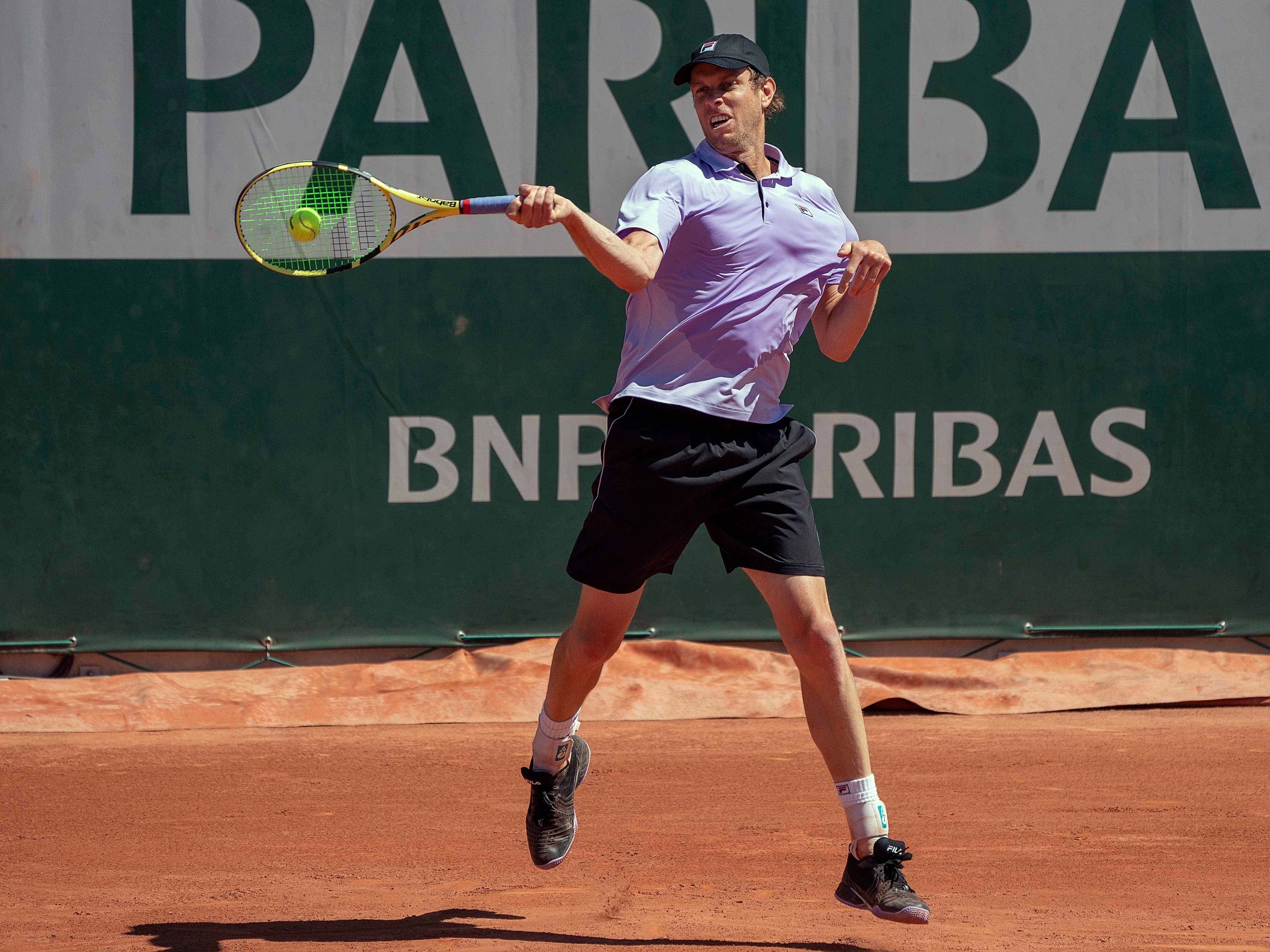 Sam Querrey, tennis player, clay court, 4K Desktop Wallpaper