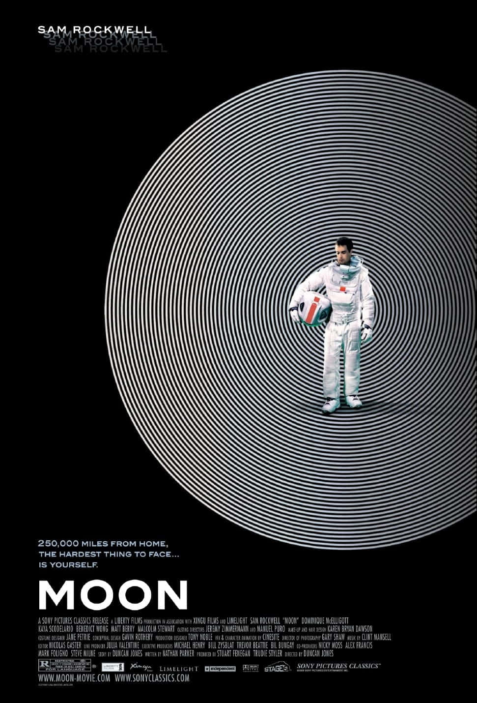 Sam Rockwell, Moon 2009, astronaut, HD Phone Wallpaper