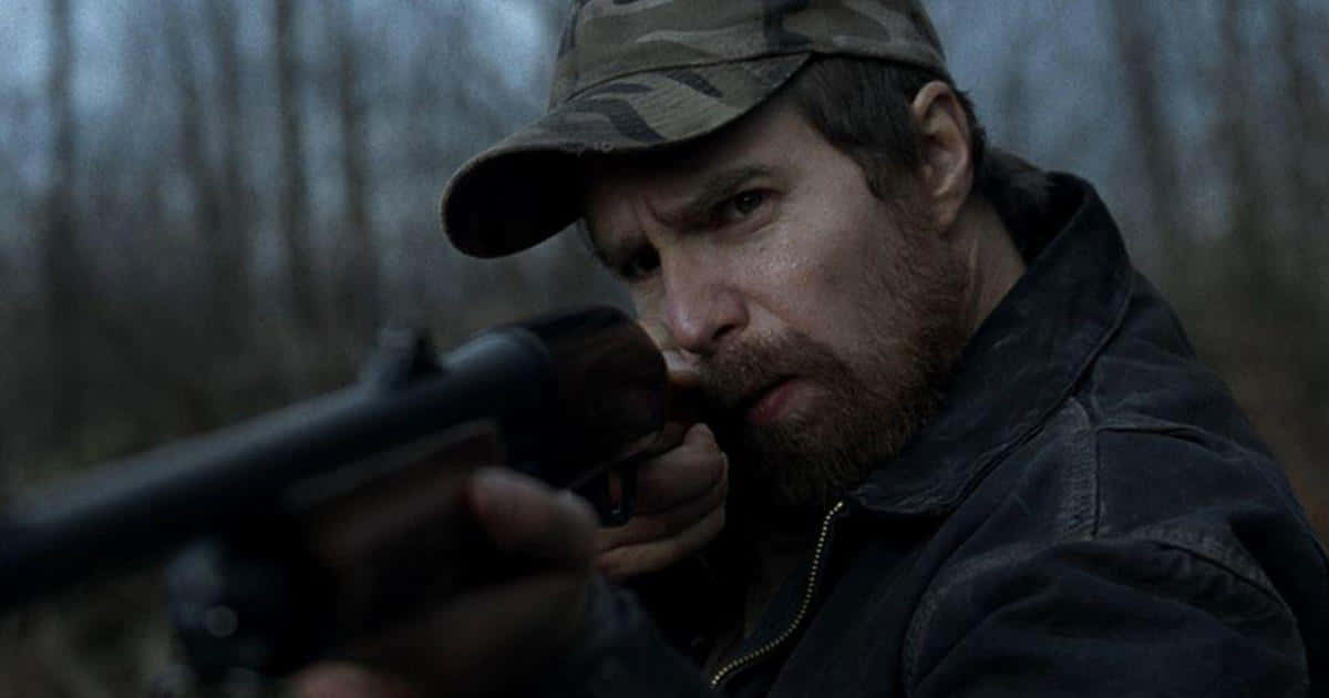 Sam Rockwell, camouflage cap, shotgun, SD Desktop Wallpaper