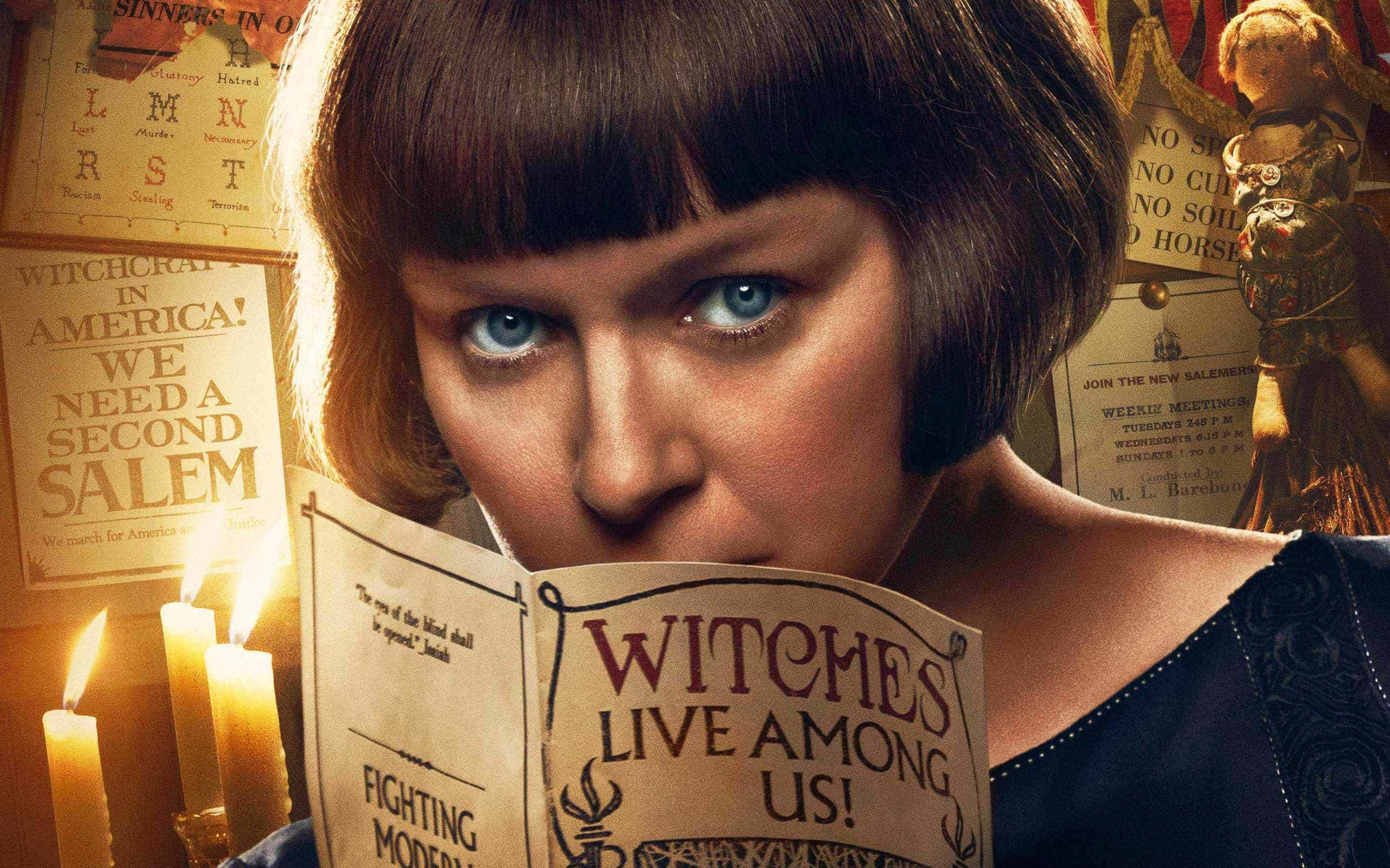 Samantha Morton, blue eyes, bob haircut, 2K Desktop Wallpaper