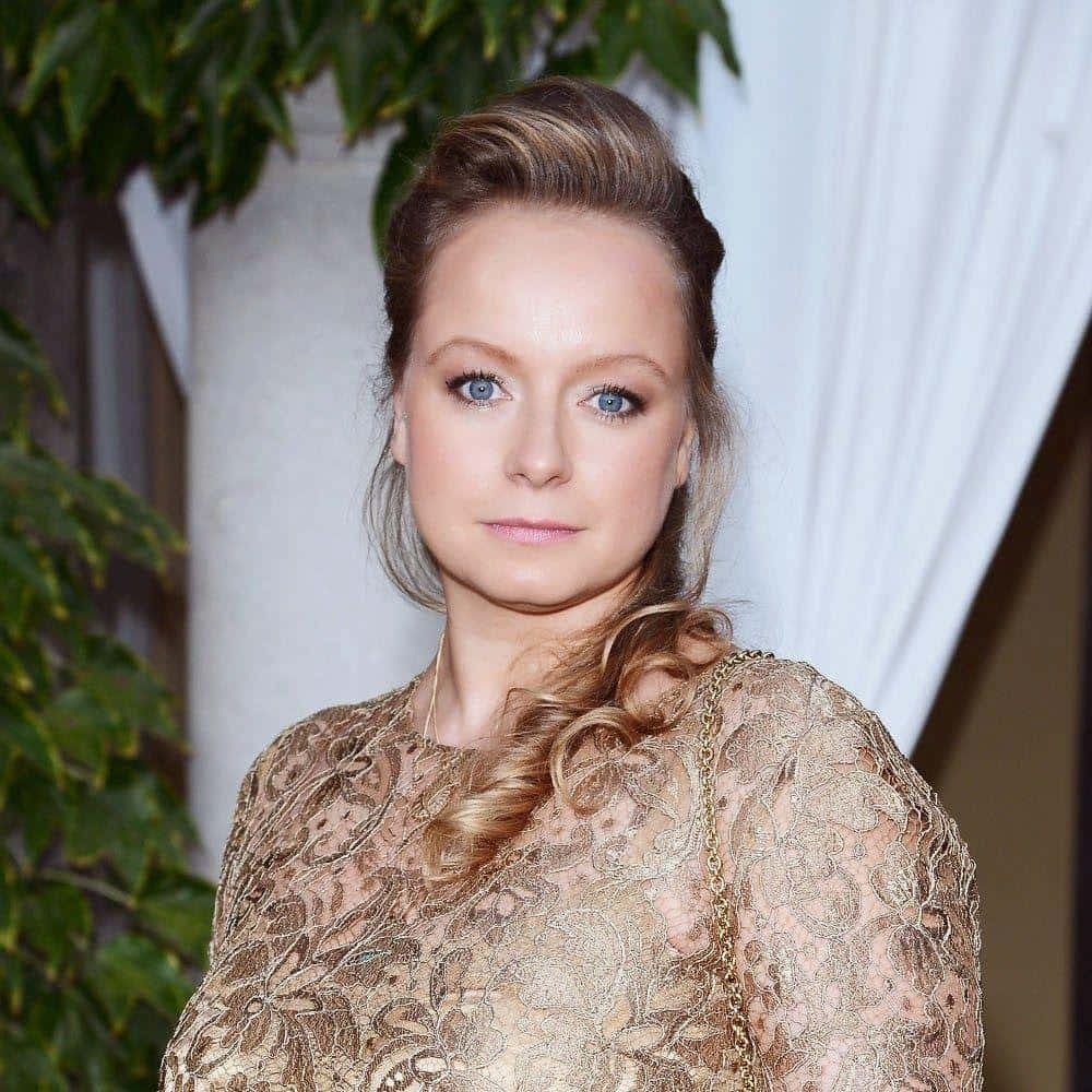 Samantha Morton, blue eyes, golden hair, SD Desktop Wallpaper