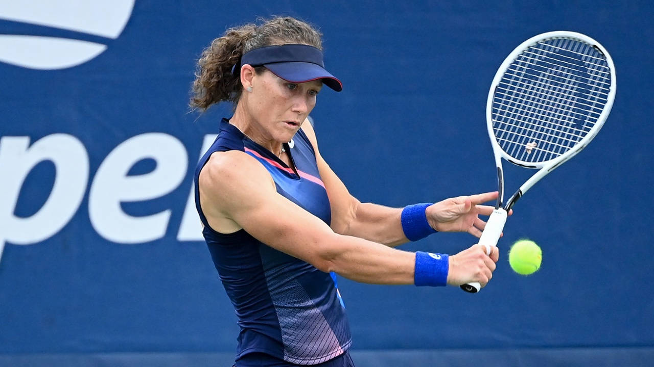 2011 US Open Champion, Samantha Stosur, blue gear, HD Desktop Wallpaper