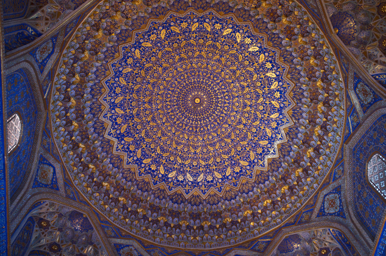 dome mosaic, tilla kari, madrassah, SD Desktop Wallpaper