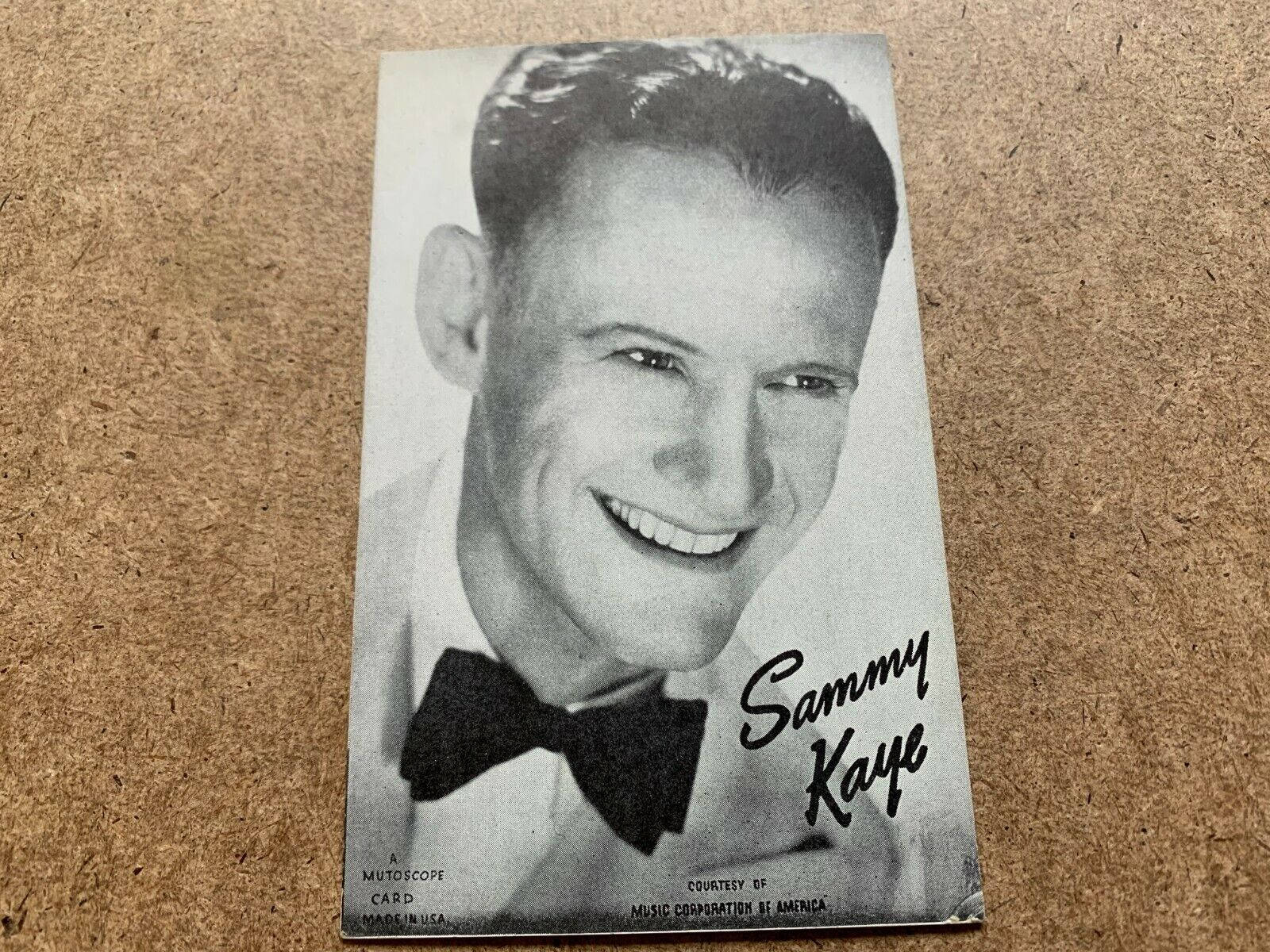 Sammy Kaye, bow tie, Mutoscope card, HD Desktop Wallpaper
