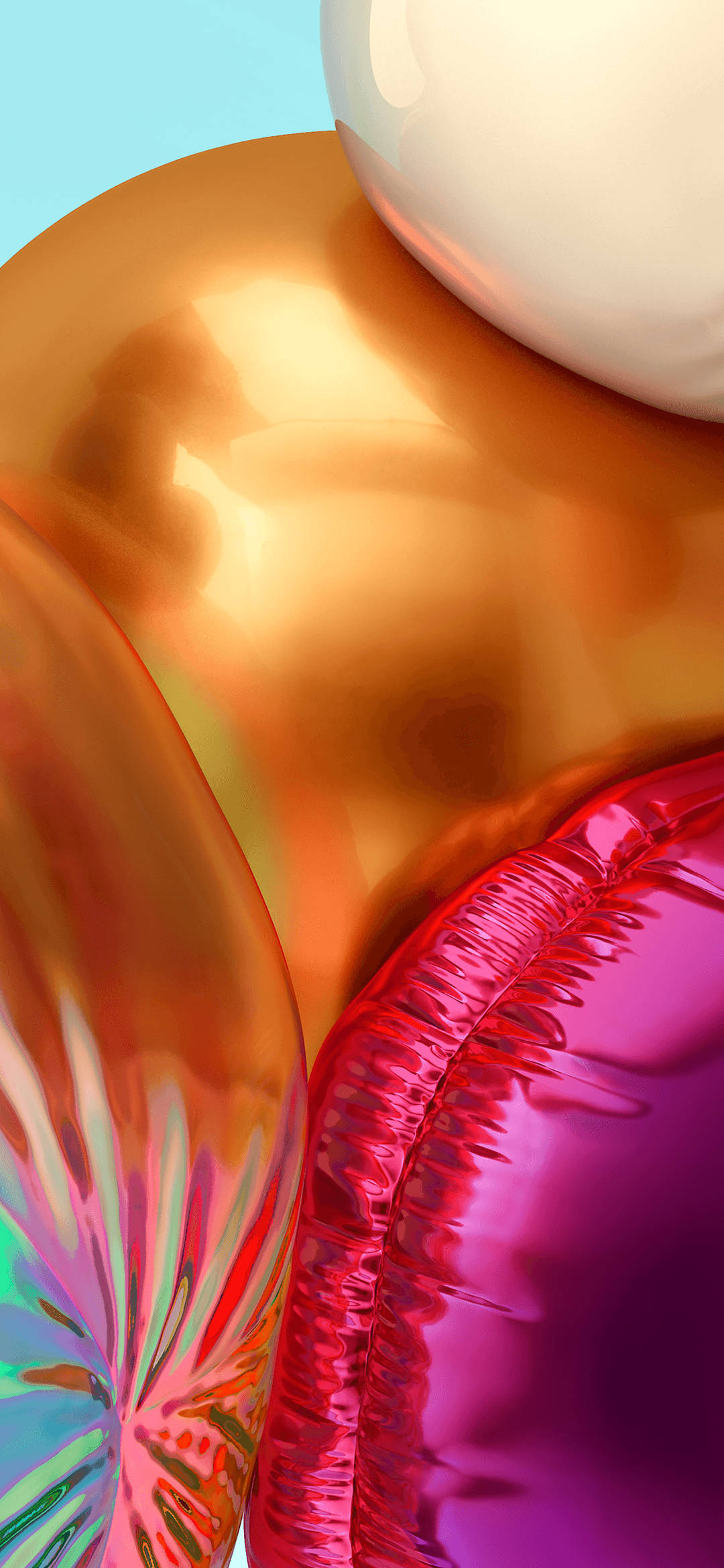 Samsung A71, gold, pink, Full HD Phone Wallpaper
