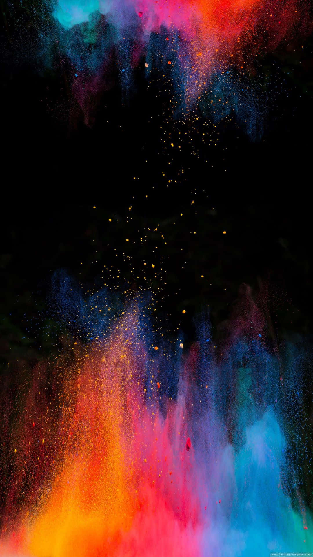 Samsung Amoled, black background, red, Full HD Phone Wallpaper