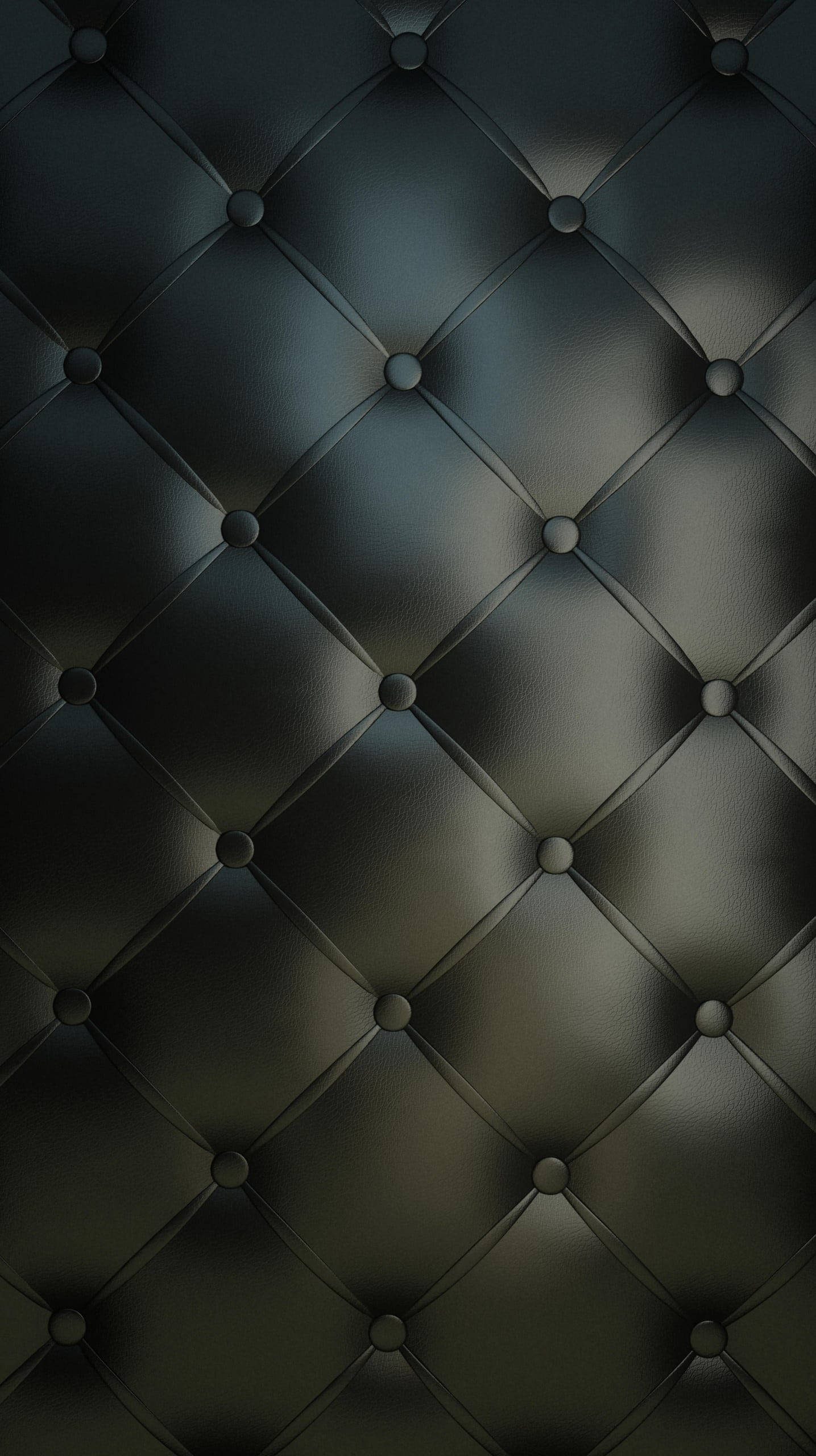 Samsung Black, black tufted leather, diamond stitching, 2K Phone Wallpaper