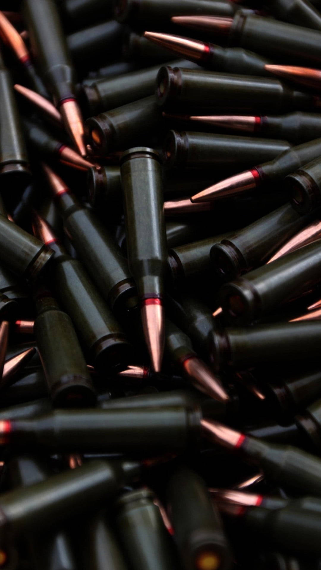 Samsung Black, rifle cartridges, copper tips, Full HD Phone Wallpaper
