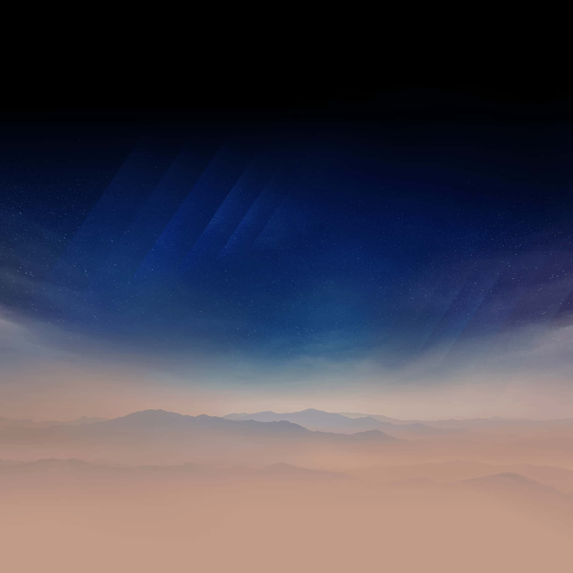 Samsung DeX, twilight sky, deep blue stars, Full HD Desktop Wallpaper
