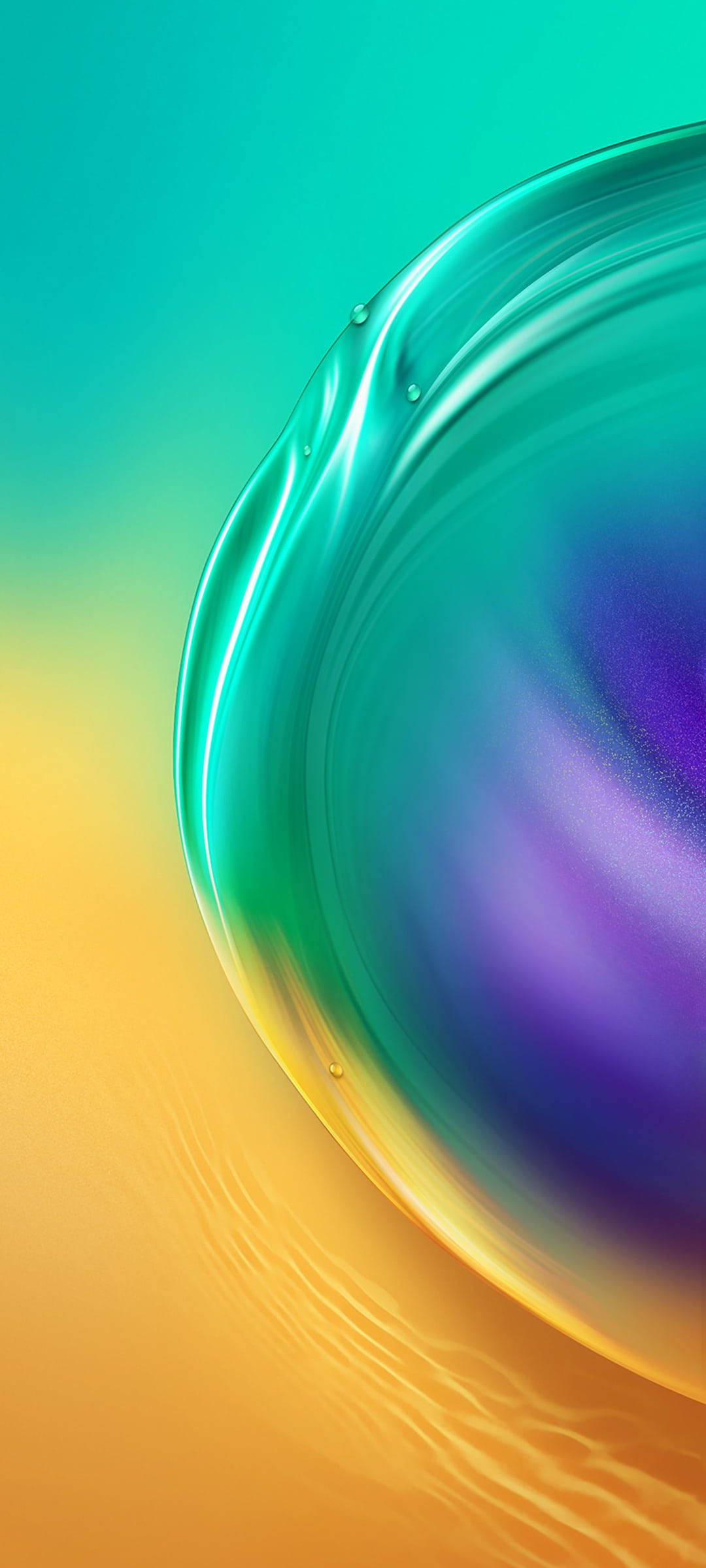 Samsung Full HD, teal, gold, Full HD Phone Wallpaper