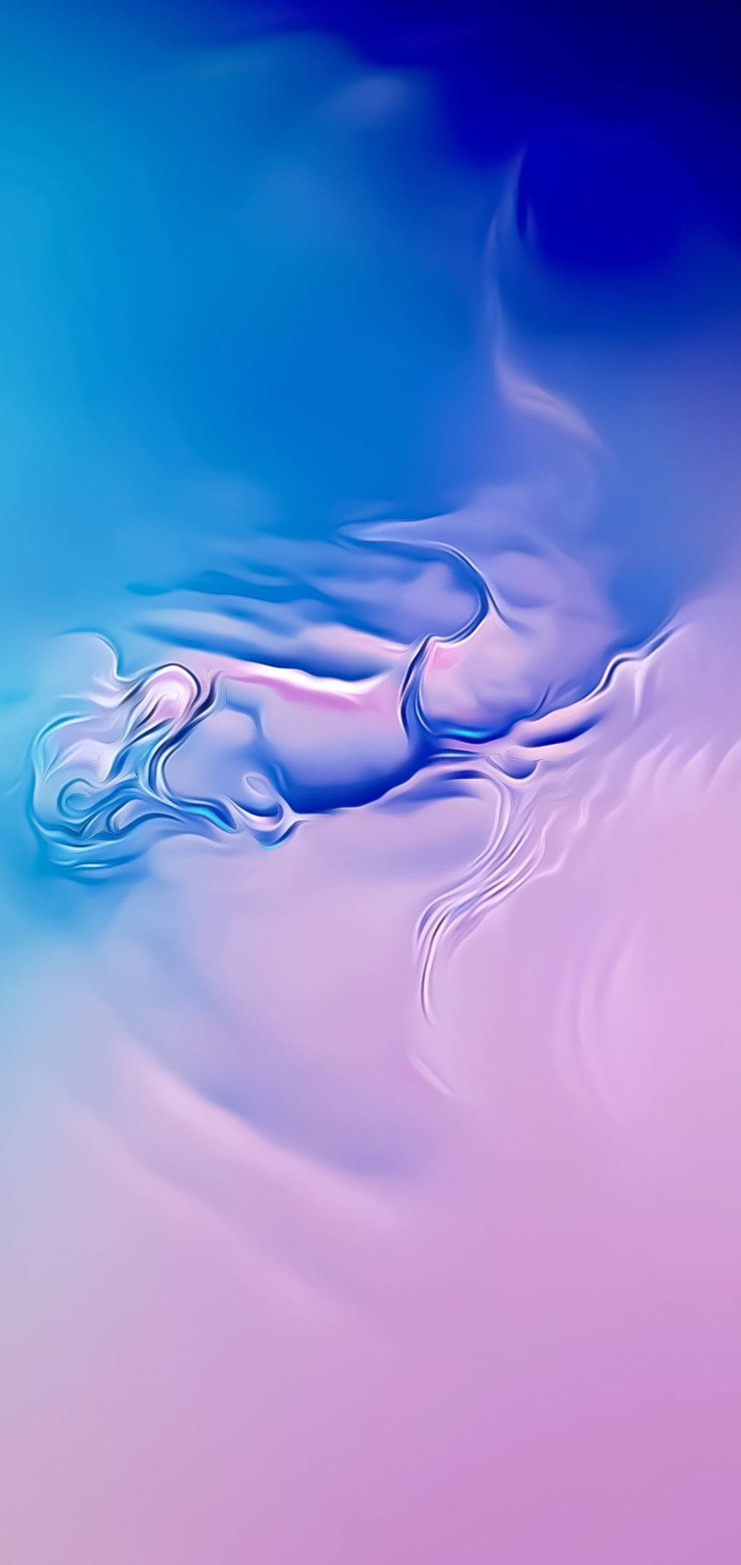 gradient colored fluid, blue and purple gradients, swirling, Full HD Phone Wallpaper