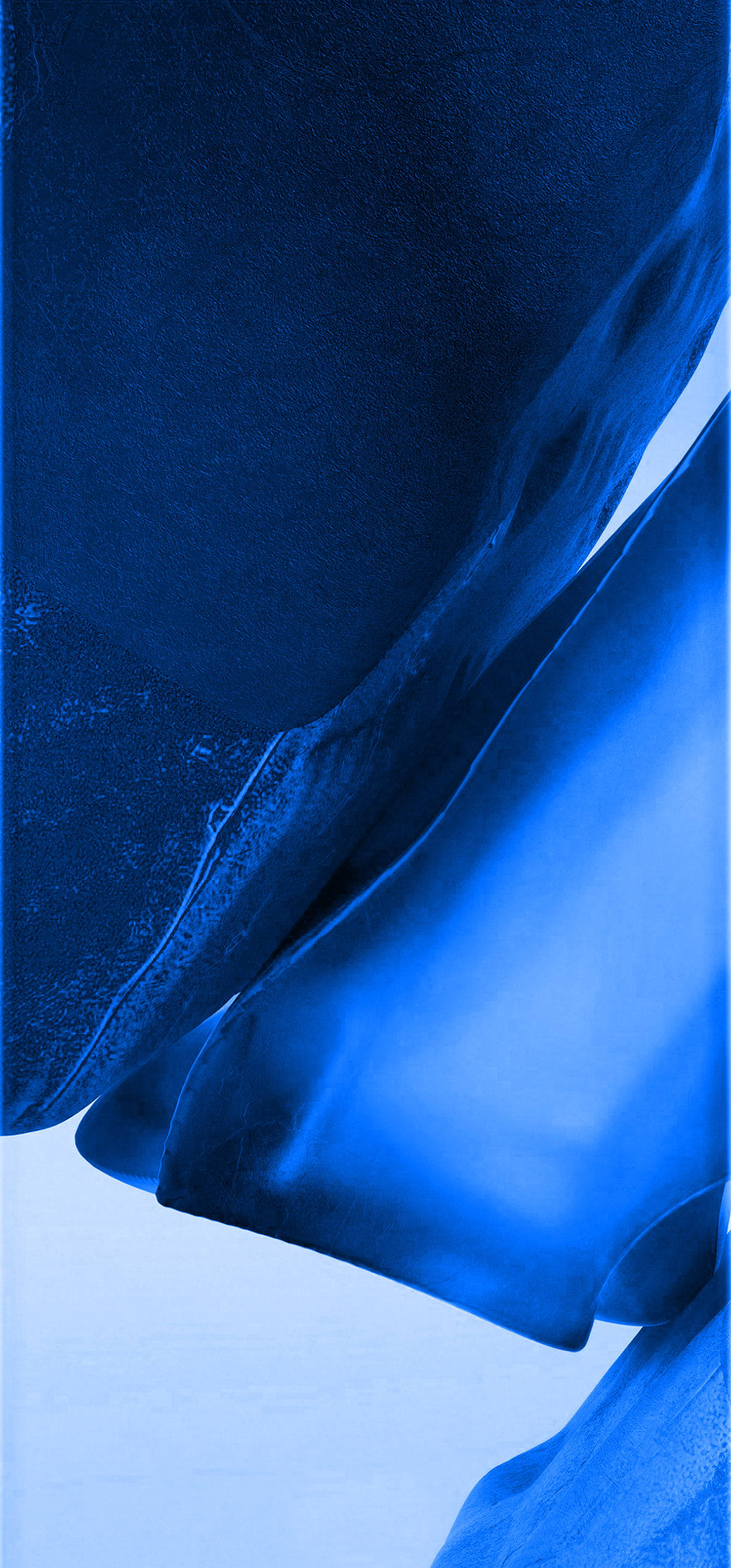 silky blue blocks, Samsung Full HD, abstract flowing blue fabric, 2K Phone Wallpaper