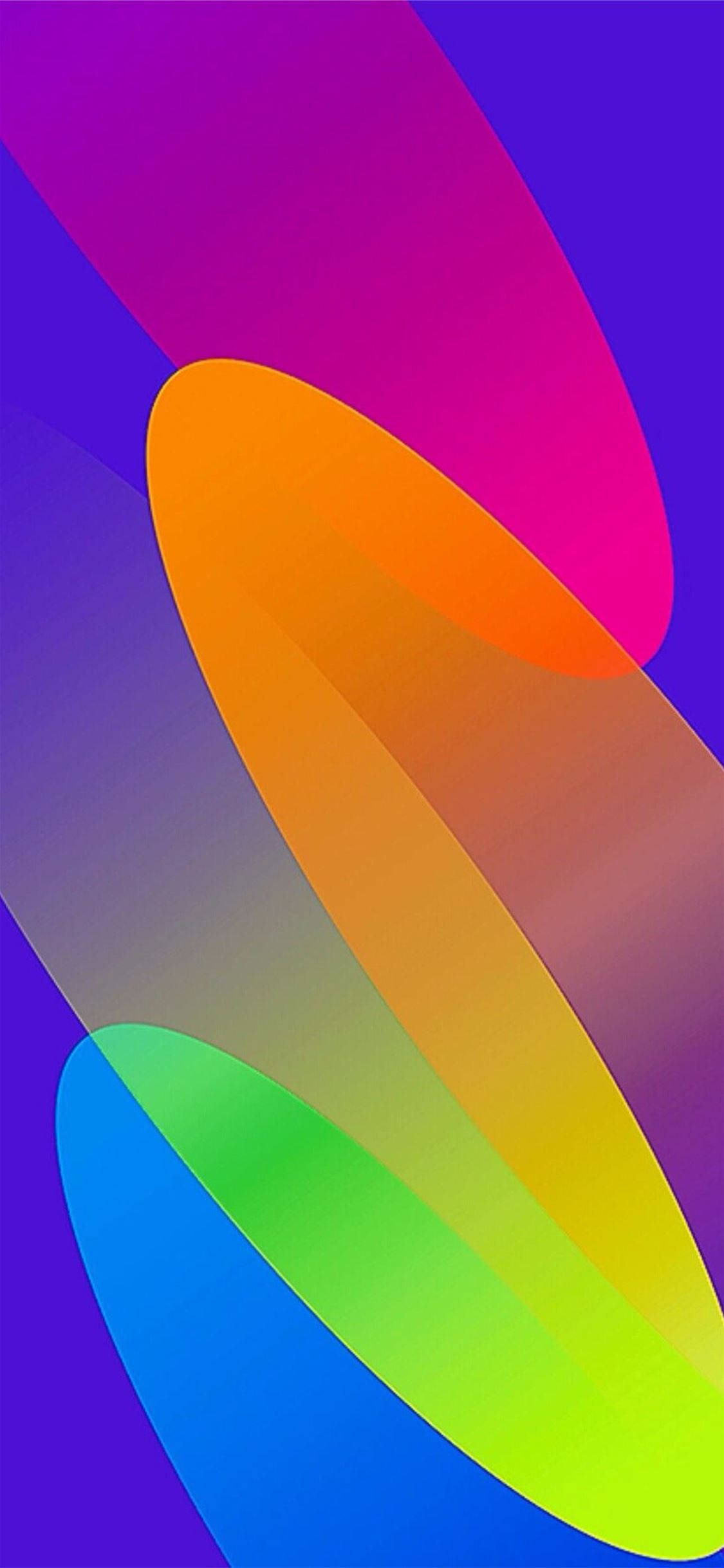 Samsung Galaxy 4K, colorful abstract swirly designs, gradient rainbow hues, Full HD Phone Wallpaper