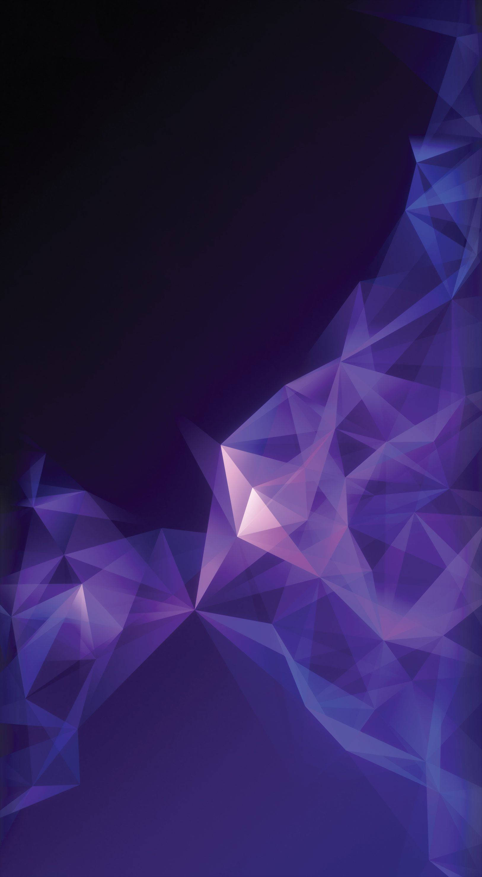 Samsung Galaxy 4K, purple, geometric pattern, 2K Phone Wallpaper