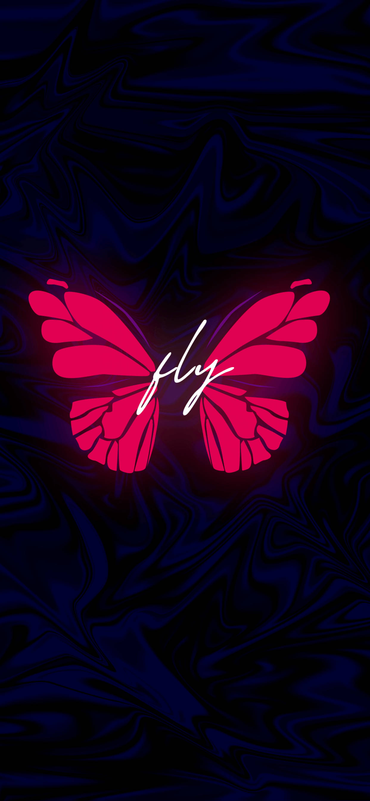 Samsung Galaxy 4K, pink butterfly wings, fly, 2K Phone Wallpaper
