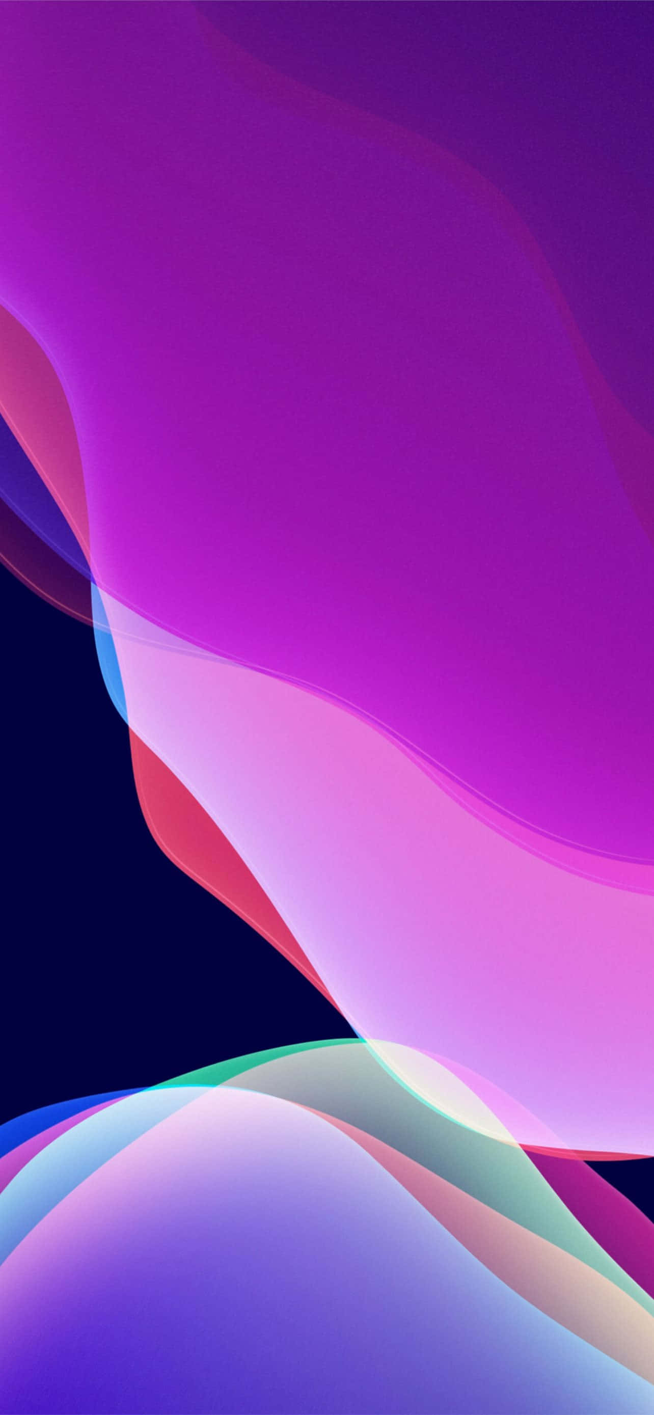 Samsung Galaxy Note 10 Plus, purple, blue, 2K Phone Wallpaper