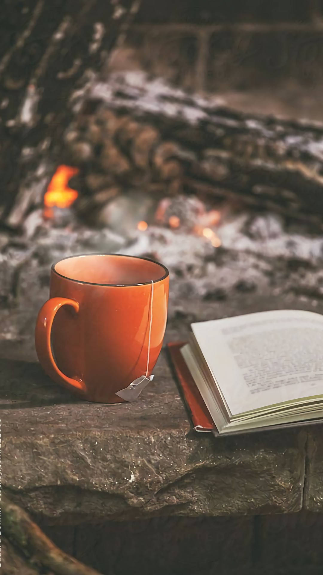 Samsung Galaxy S4, orange mug, tea bag, Full HD Phone Wallpaper