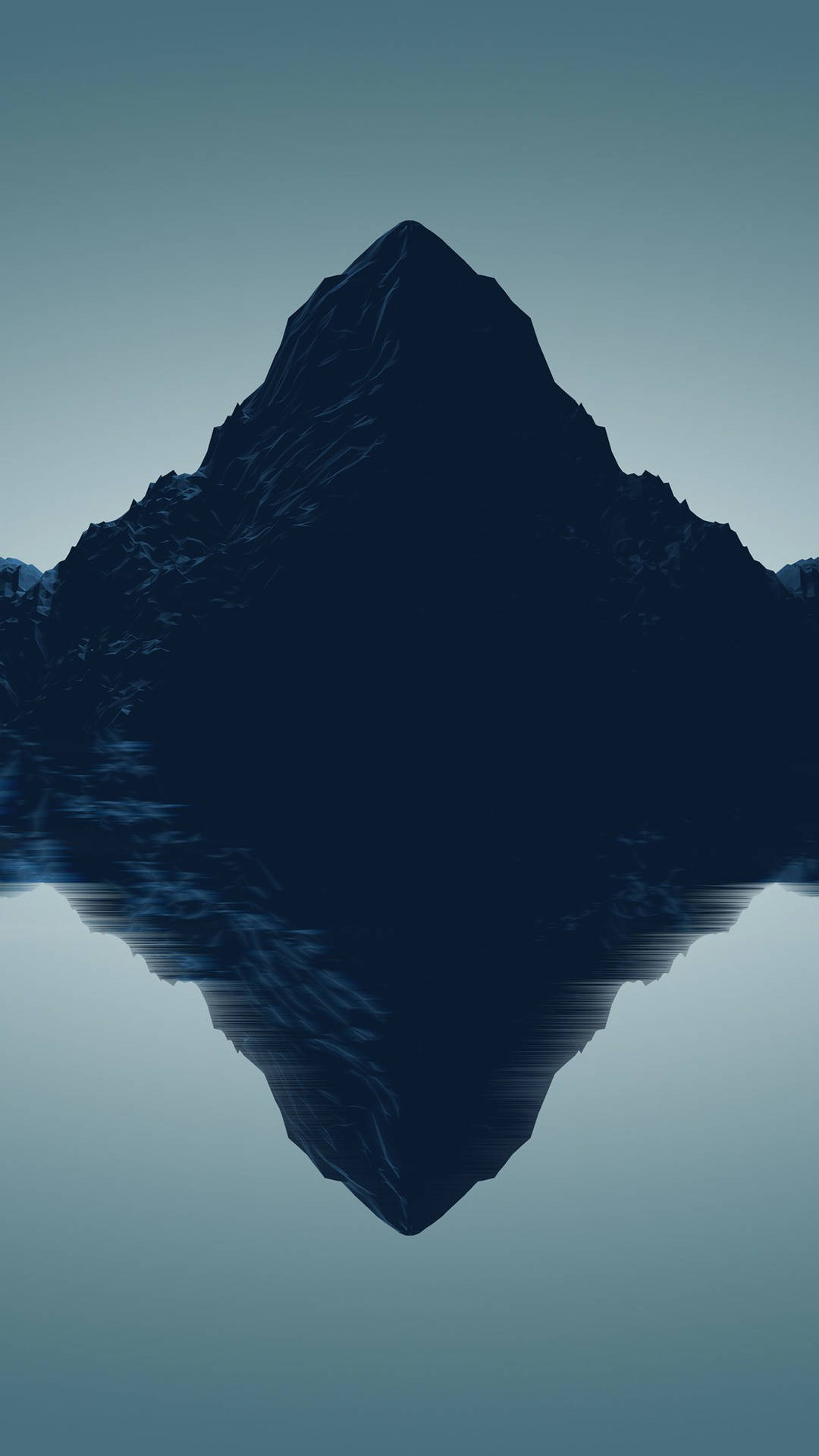 Samsung Galaxy S4, mountain peak, calm water, Full HD Phone Wallpaper